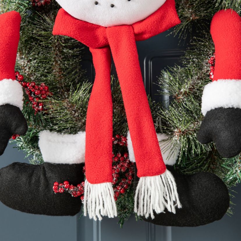 20“H Christmas Fabric Snowman Ornament