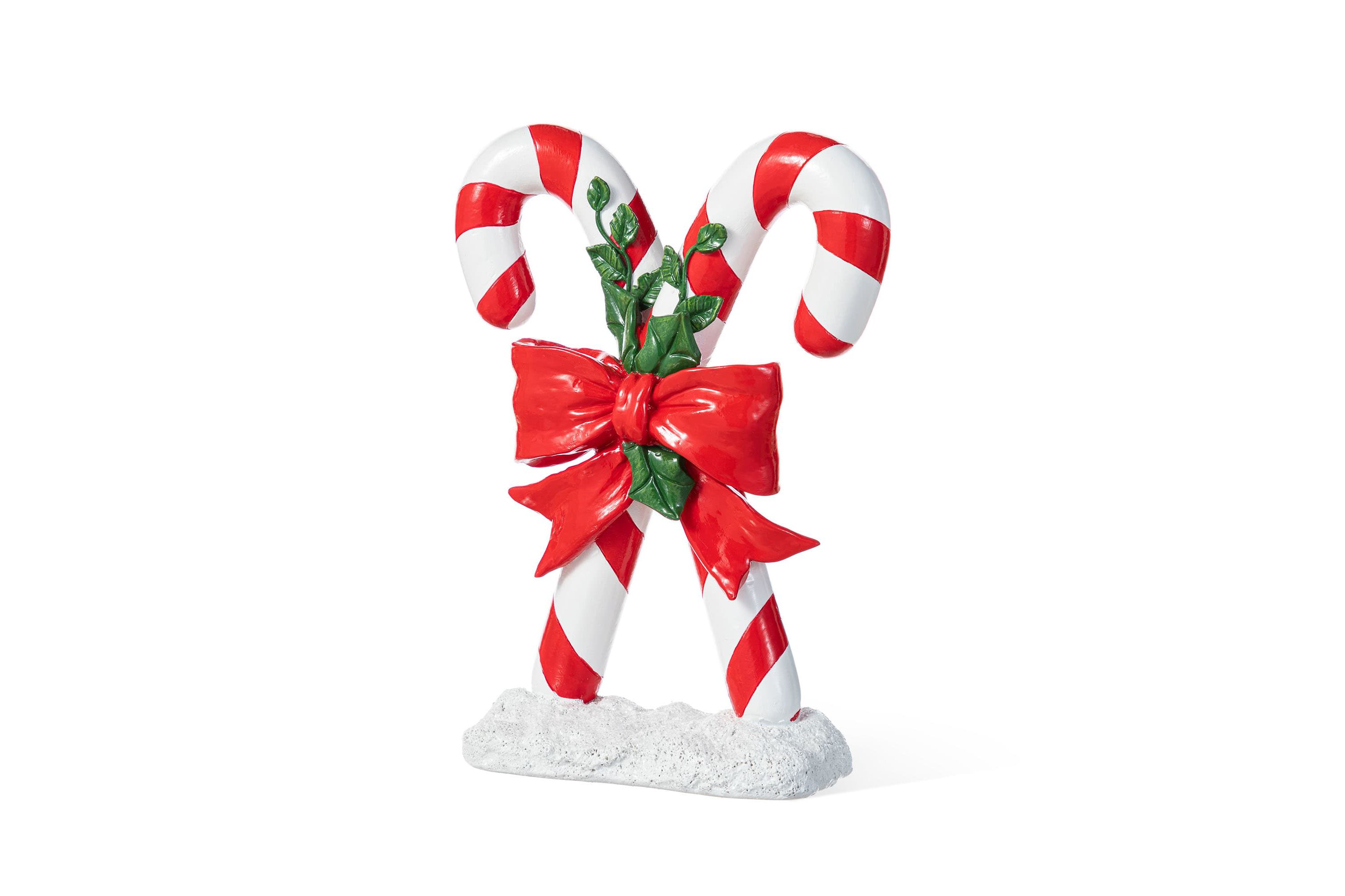 10"H Christmas Resin Candy Cane Table Decor