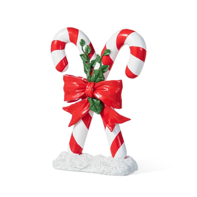 10"H Christmas Resin Candy Cane Table Decor