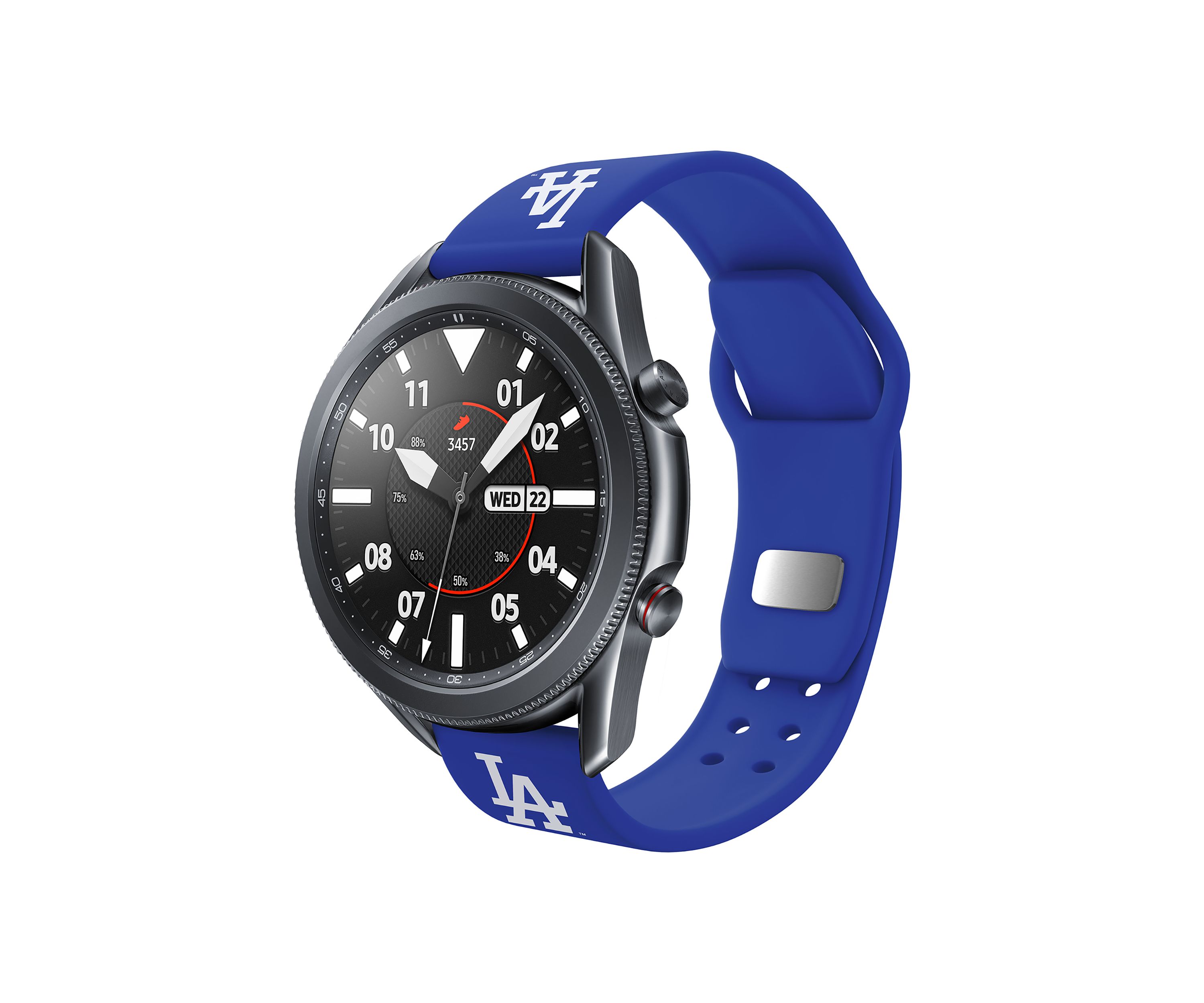 MLB Los Angeles Dodgers Silicone Band Compatible with Samsung Watch