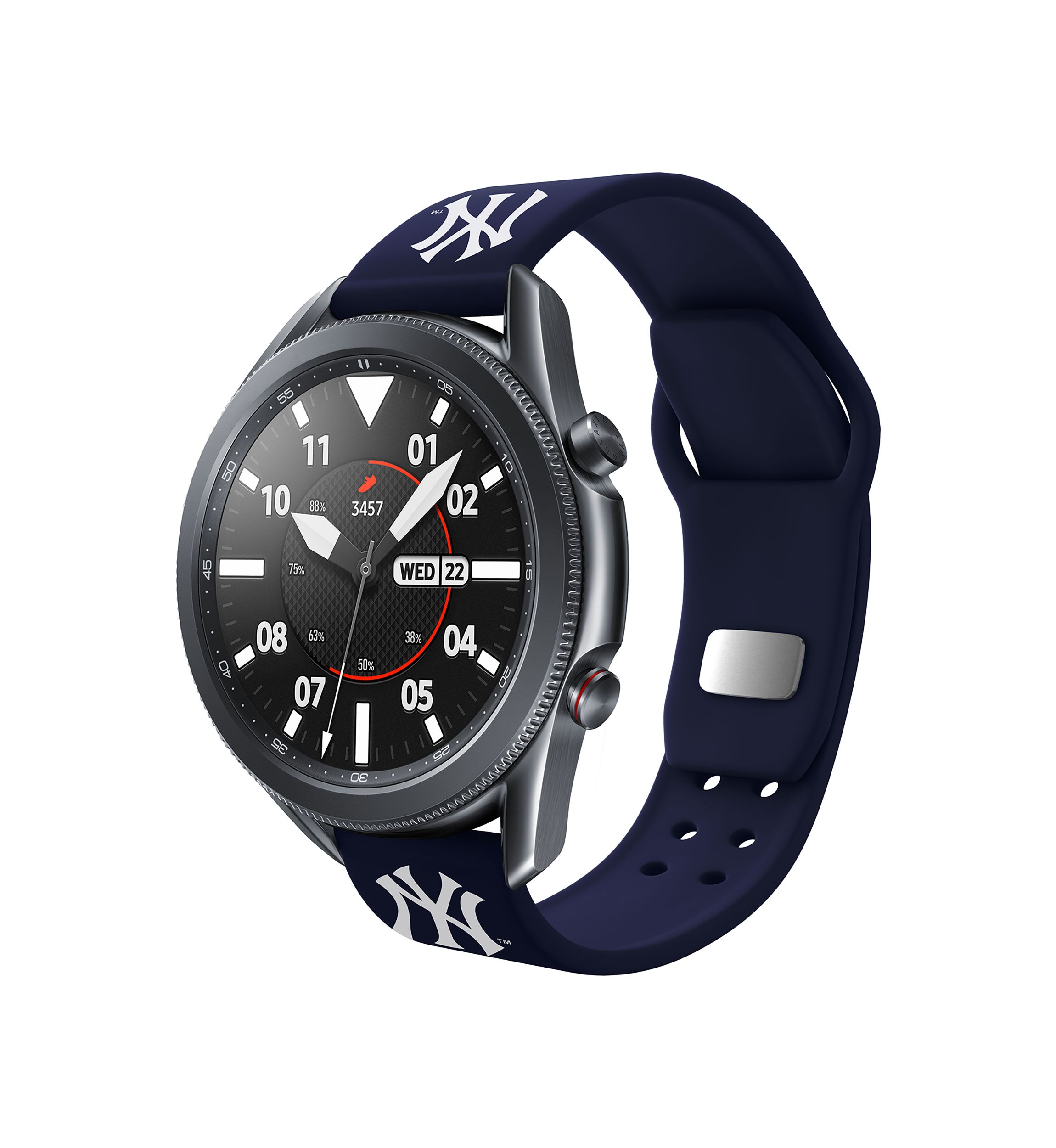 MLB New York Yankees Silicone Band Compatible with Samsung Watch