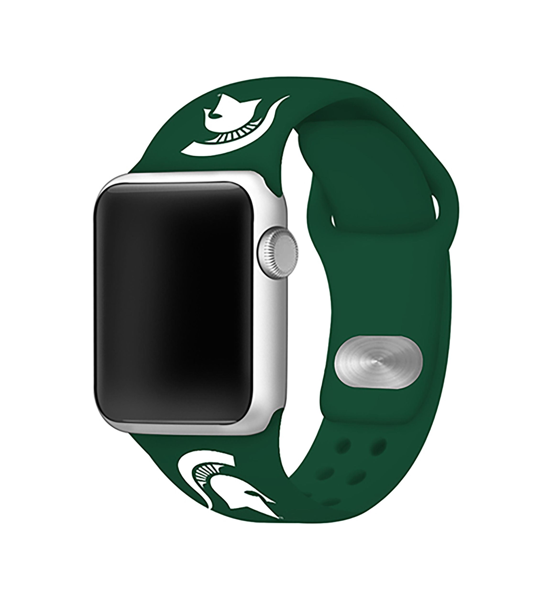 NCAA Michigan State Spartans Silicone Apple Watch Band 38mm