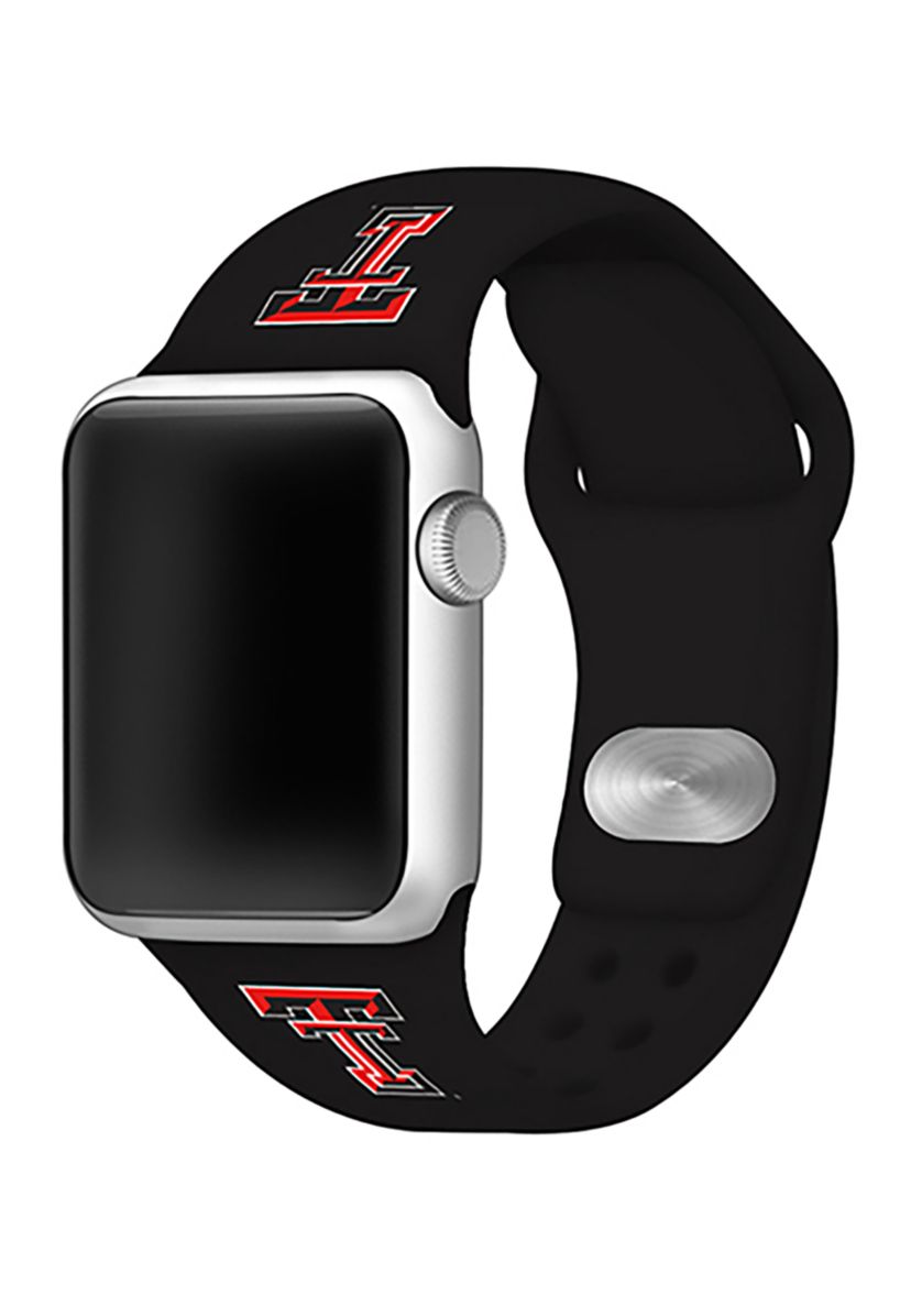 NCAA Texas Tech Raiders Silicone Apple Watch Band 38 Millimeter