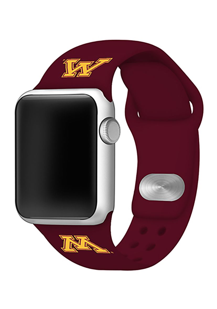 NCAA Minnesota Golden Gophers Silicone Apple Watch Band 38 Millimeter