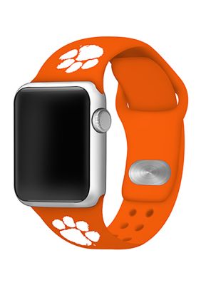 Affinity Bands Ncaa Clemson Tigers Silicone Apple Watch Band 38 Millimeter