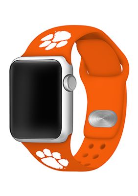 Affinity Bands NCAA Clemson Tigers Silicone Apple Watch Band 38 Millimeter -  7601729C38149SW1