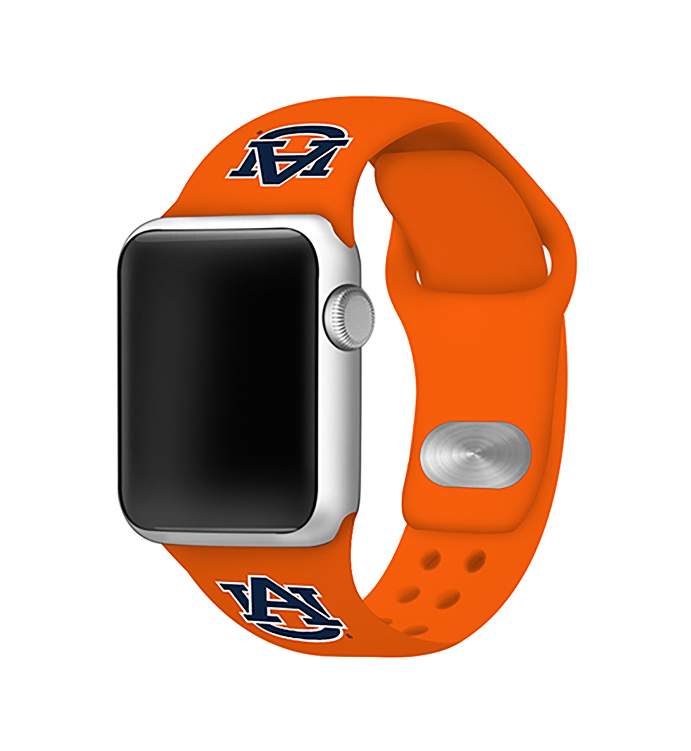NCAA Auburn Tigers Silicone Apple Watch Band 38 Millimeter 