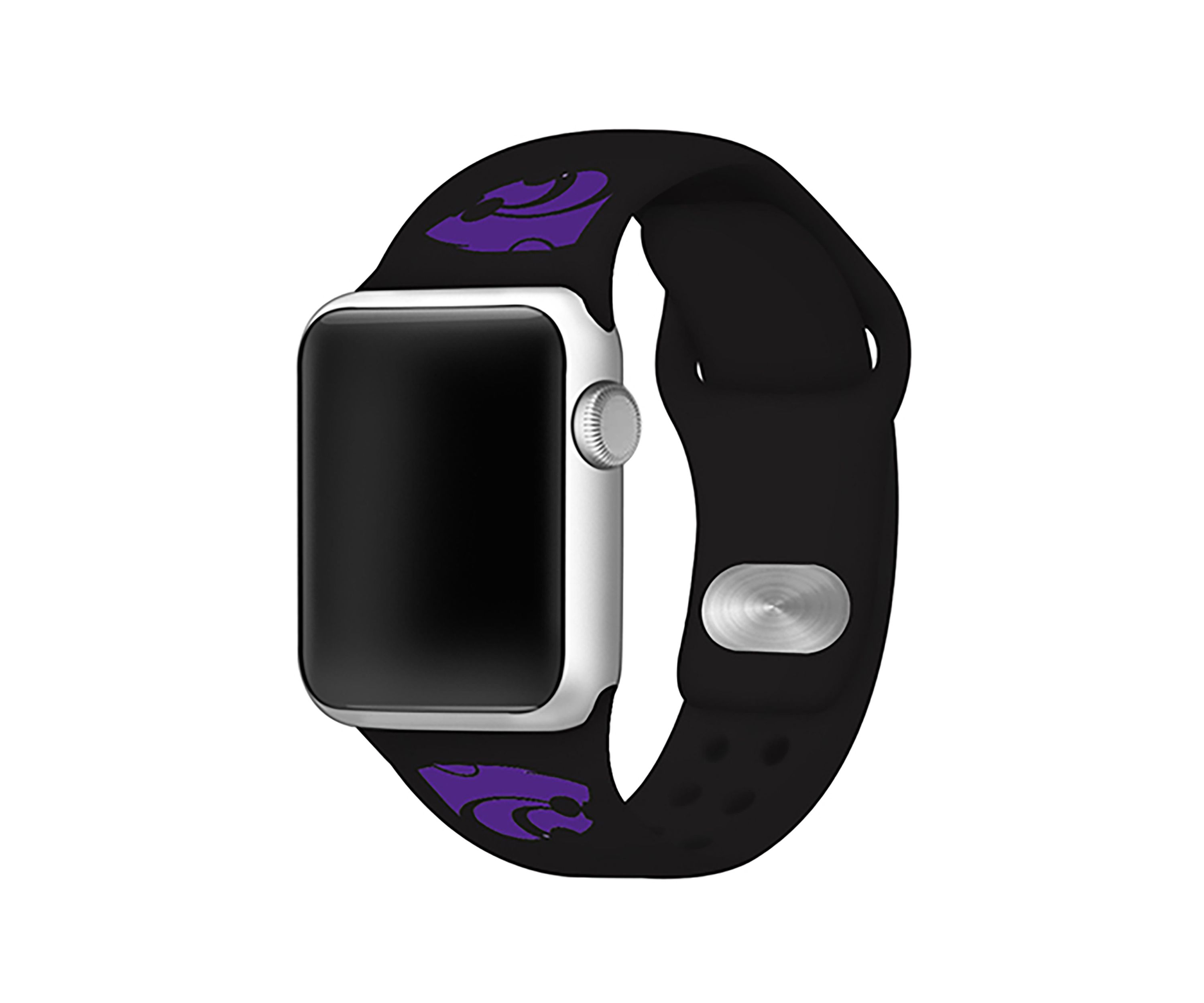NCAA Kansas State Wildcats Silicone 38 Millimeter Apple Watch Band 