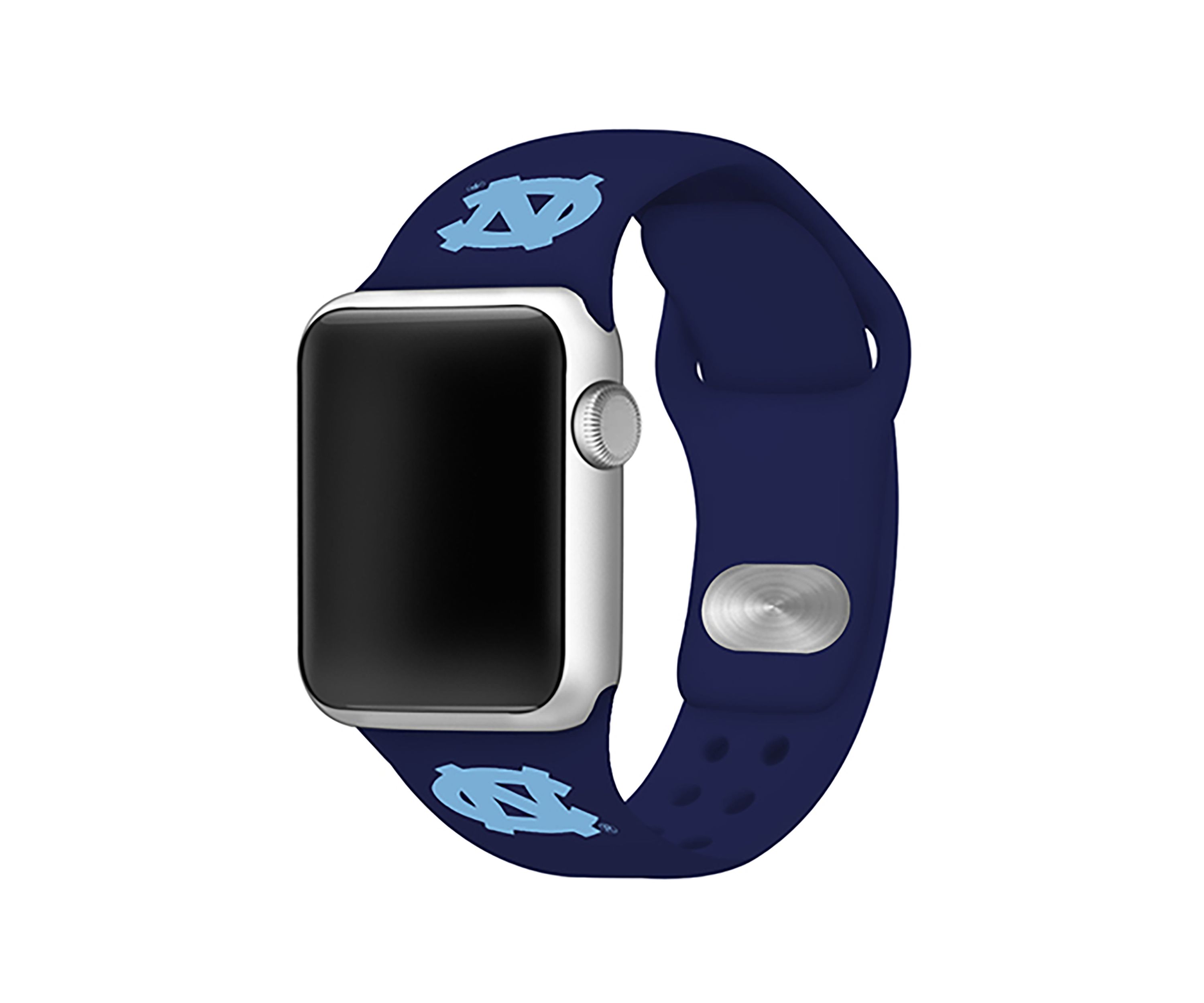 NCAA North Carolina Tar Heels Silicone 38 Millimeter Apple Watch Band 