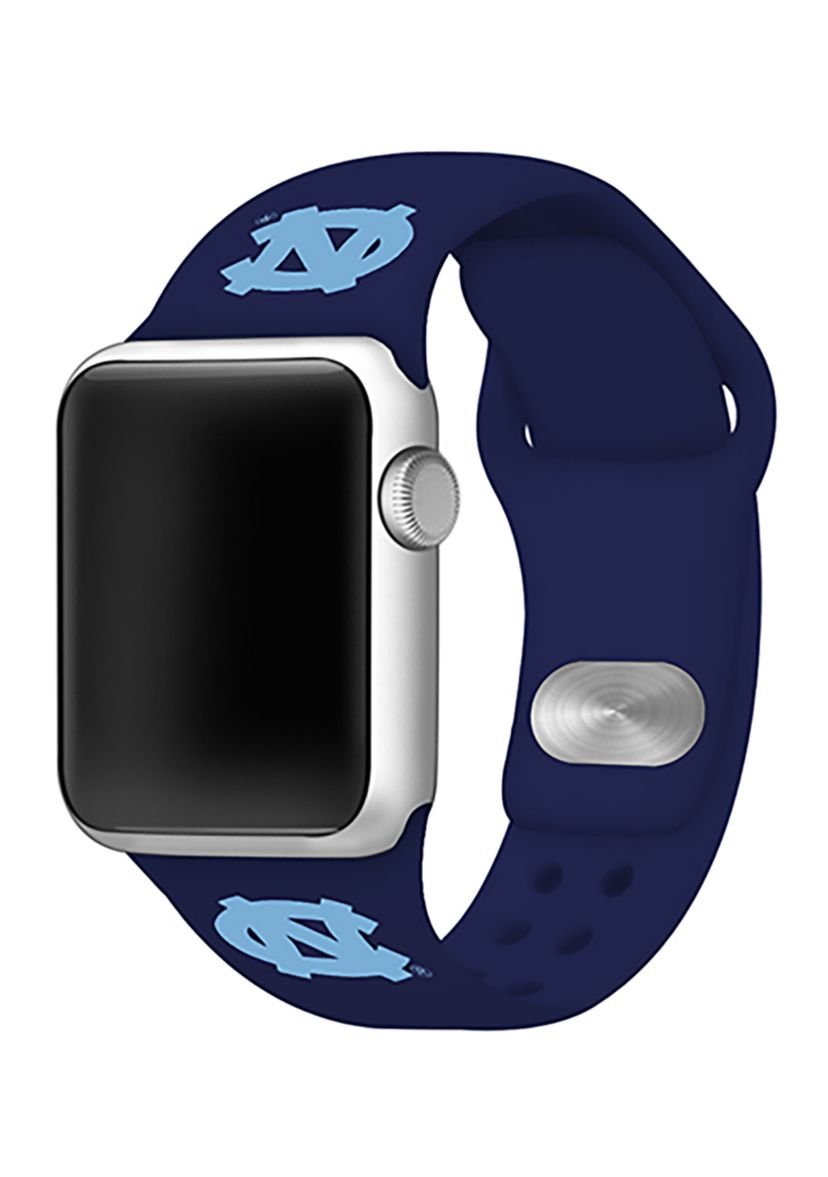 NCAA North Carolina Tar Heels Silicone 38 Millimeter Apple Watch Band 