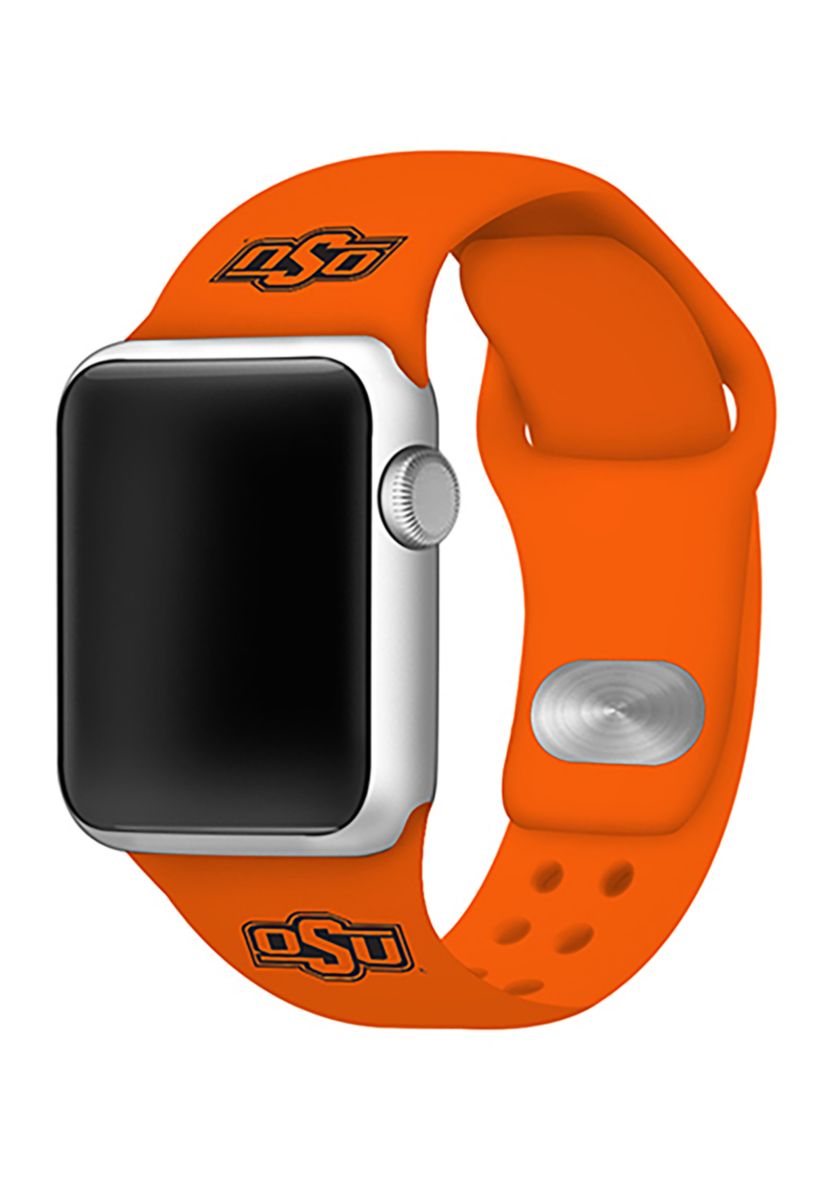 NCAA Oklahoma State Cowboys Silicone 42 Millimeter Apple Watch Band 