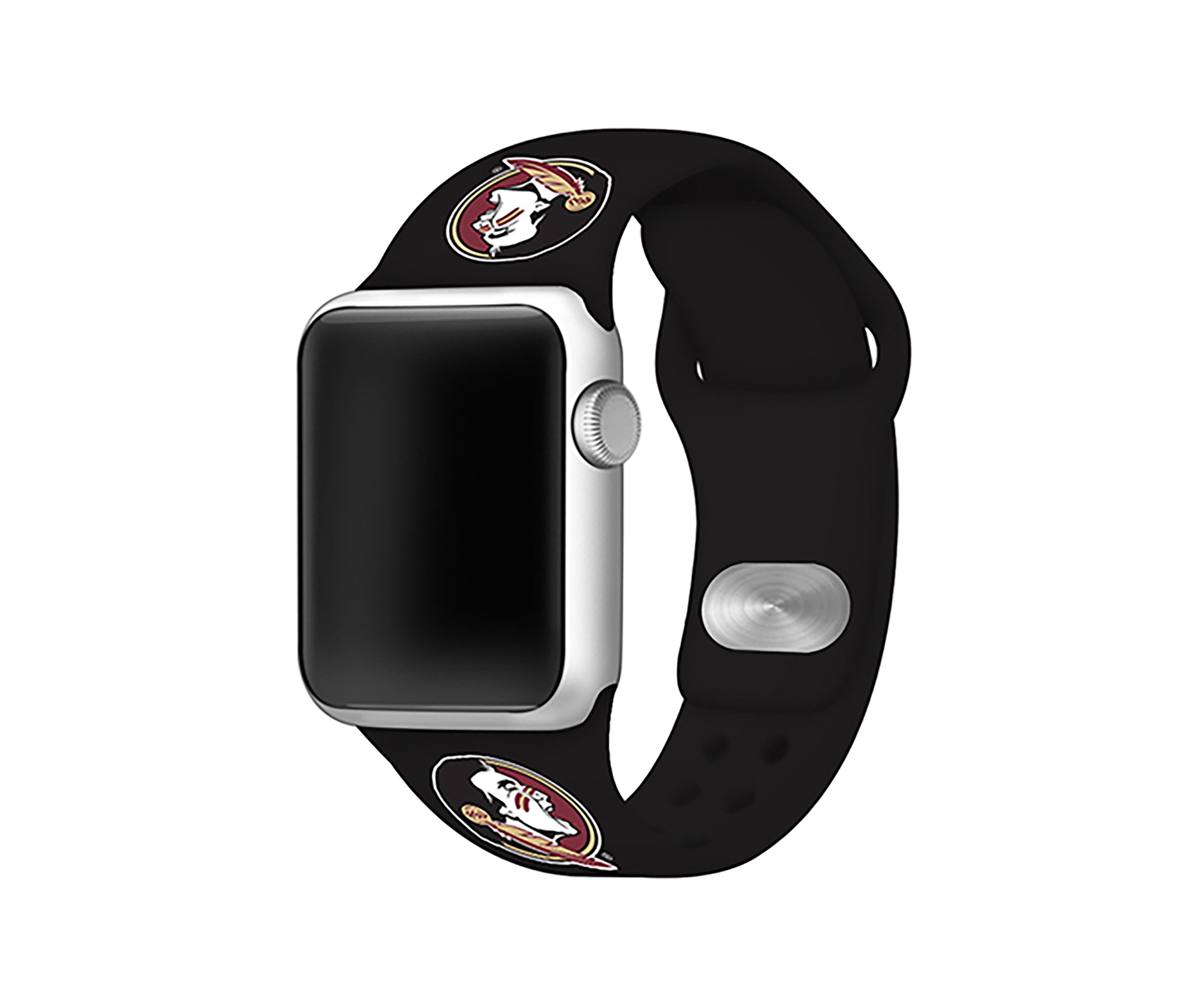 NCAA Florida State Seminoles Silicone 42 Millimeter Apple Watch Band 