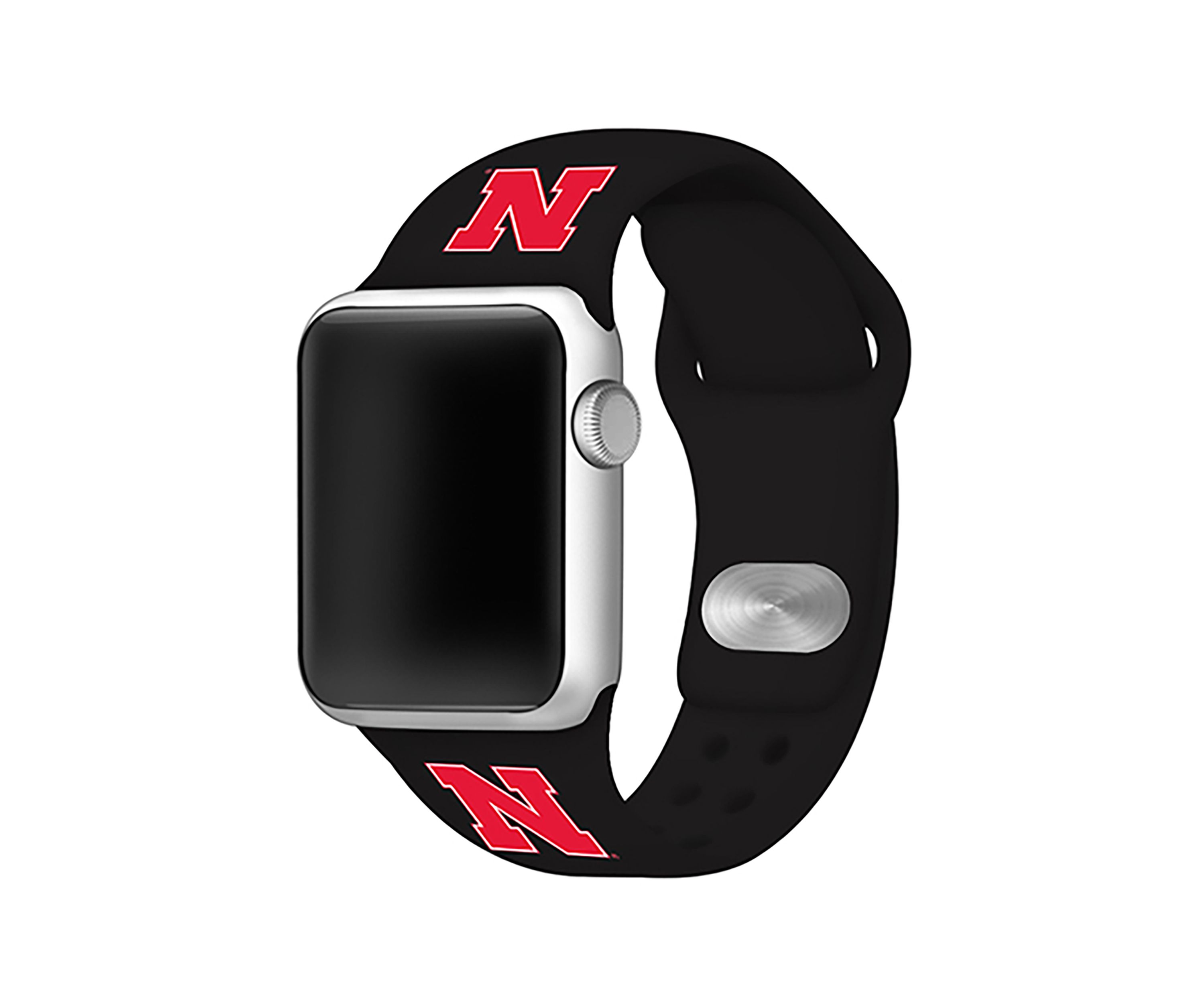 NCAA Nebraska Cornhuskers Silicone Apple Watch Band 42 Millimeter 
