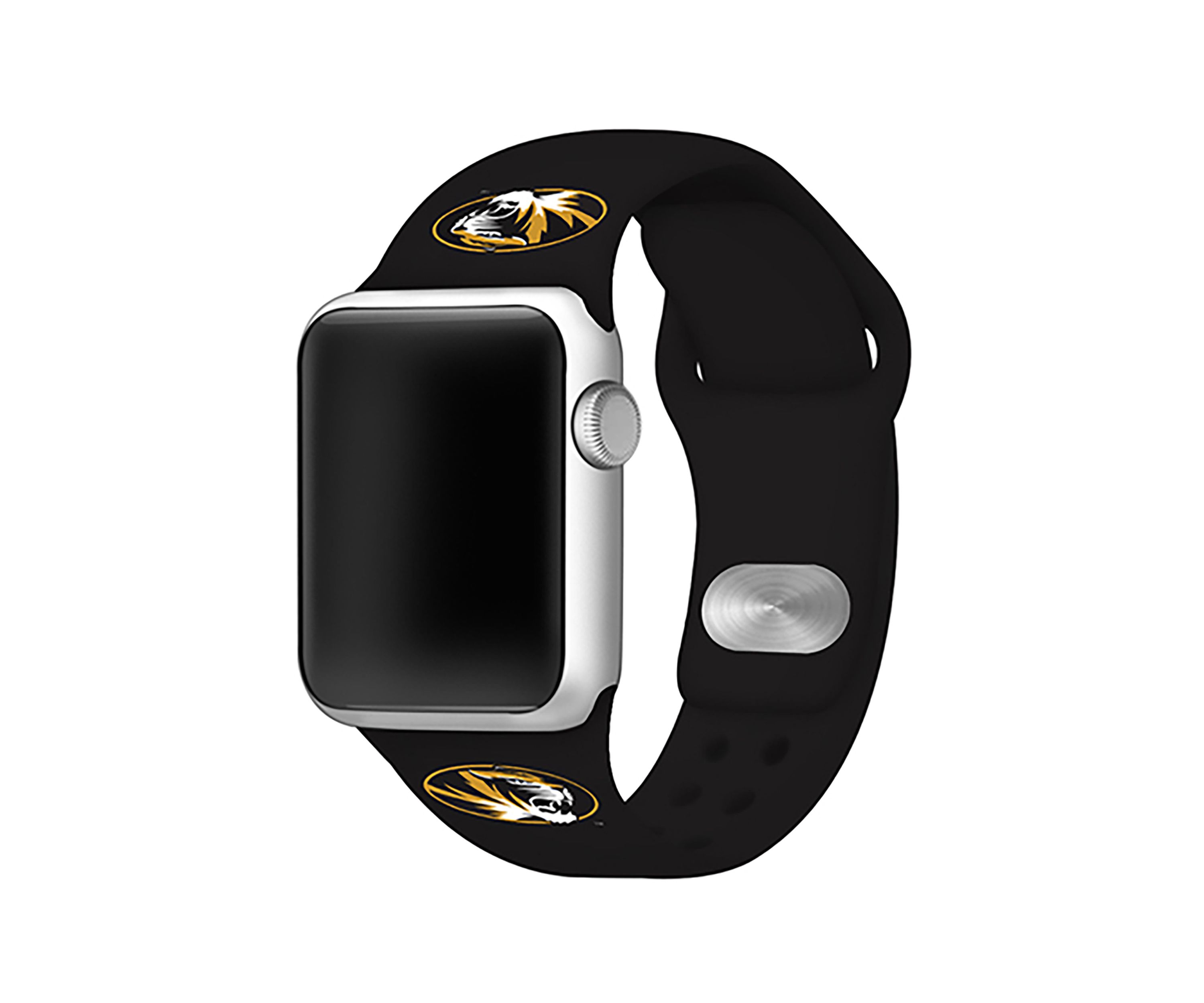 NCAA Missouri Tigers Silicone Apple Watch Band 42 Millimeter 