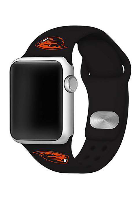NCAA Oregon State Beavers Silicone 42 Millimeter Apple Watch Band 