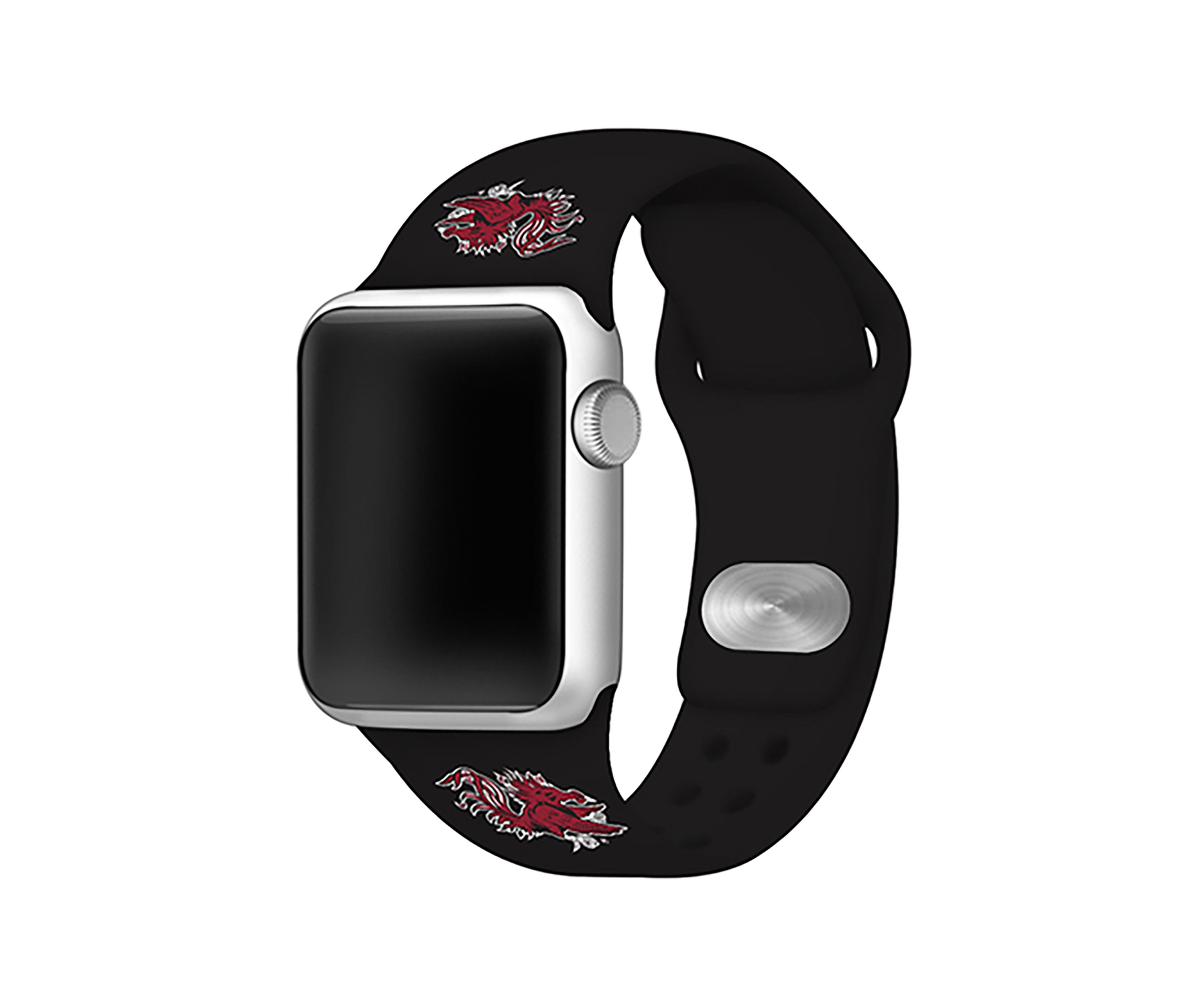 NCAA South Carolina Gamecocks Silicone 42 Millimeter Apple Watch Band 