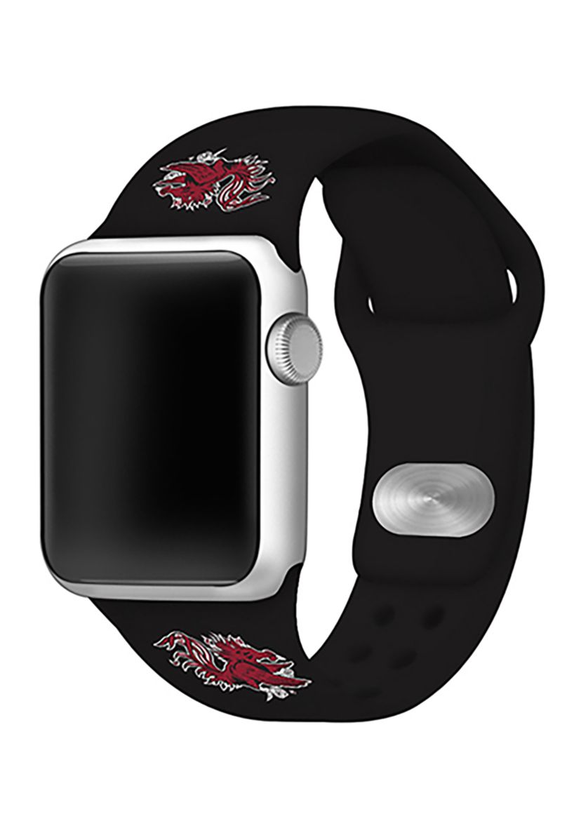 NCAA South Carolina Gamecocks Silicone 42 Millimeter Apple Watch Band 