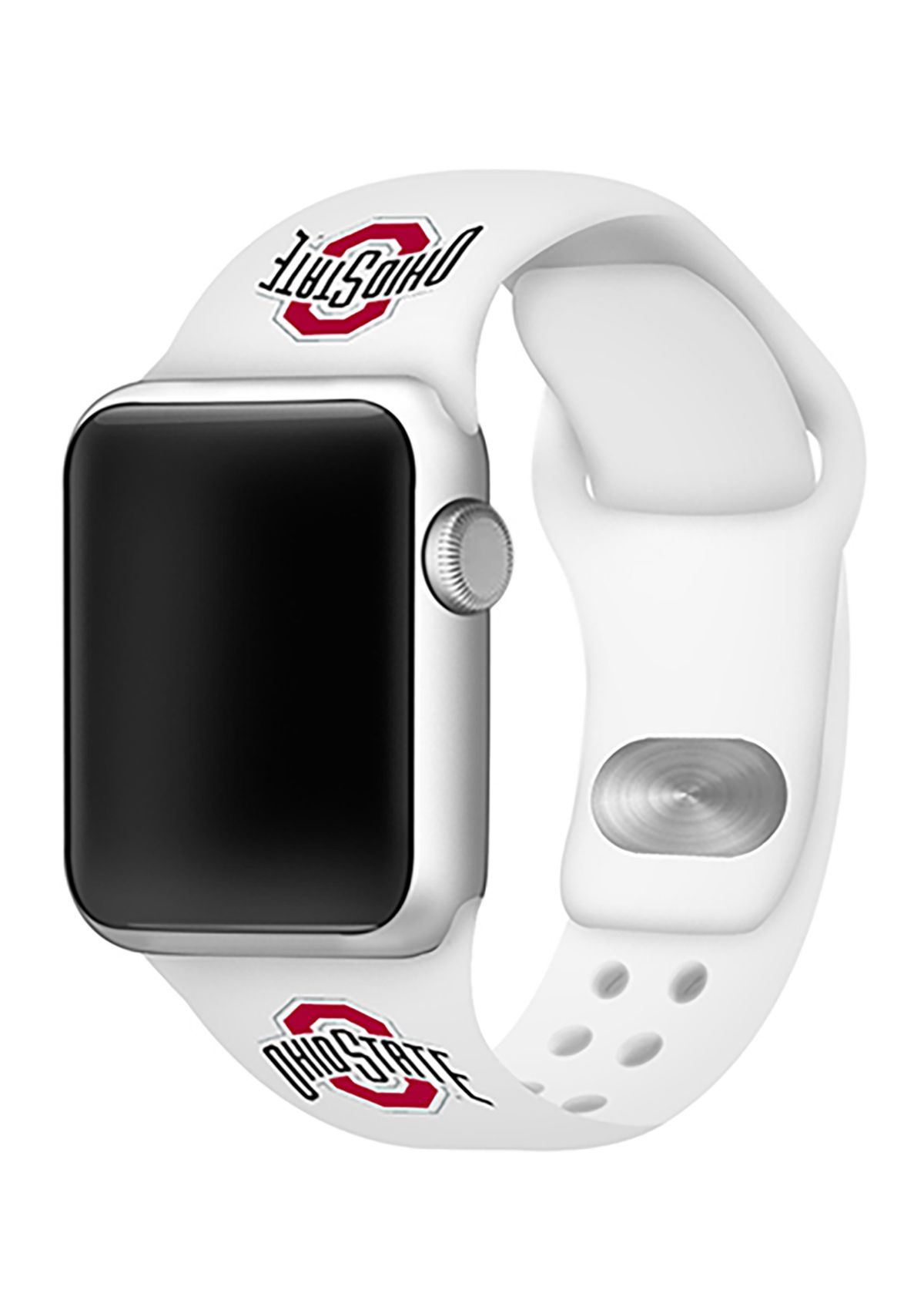 NCAA Ohio State Buckeyes Silicone 42 Millimeter Apple Watch Band 