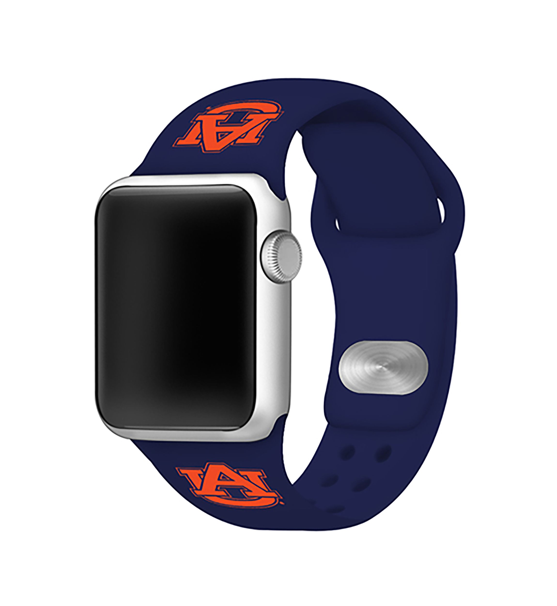NCAA Auburn Tigers Silicone 42 Millimeter Apple Watch Band 