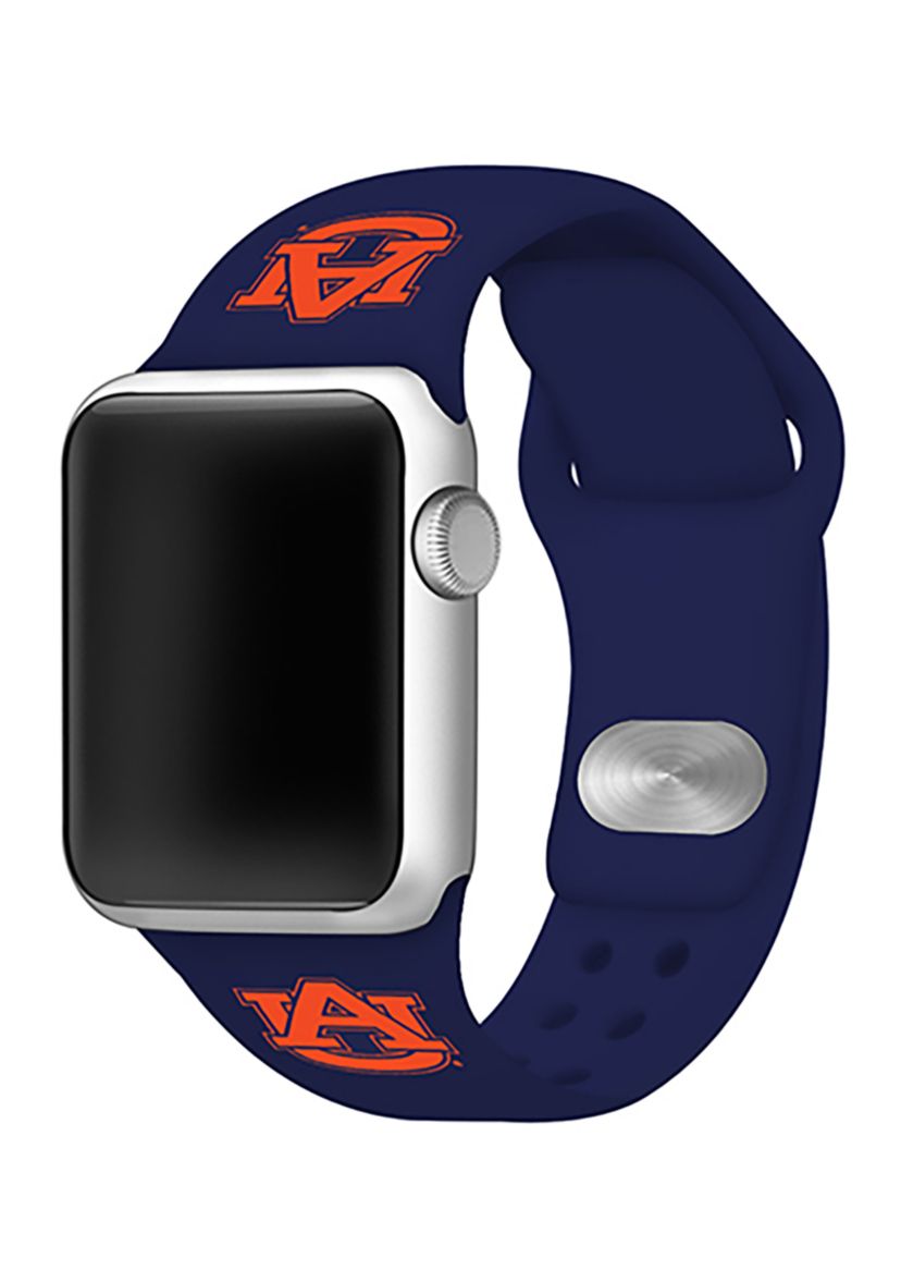 NCAA Auburn Tigers Silicone 42 Millimeter Apple Watch Band 