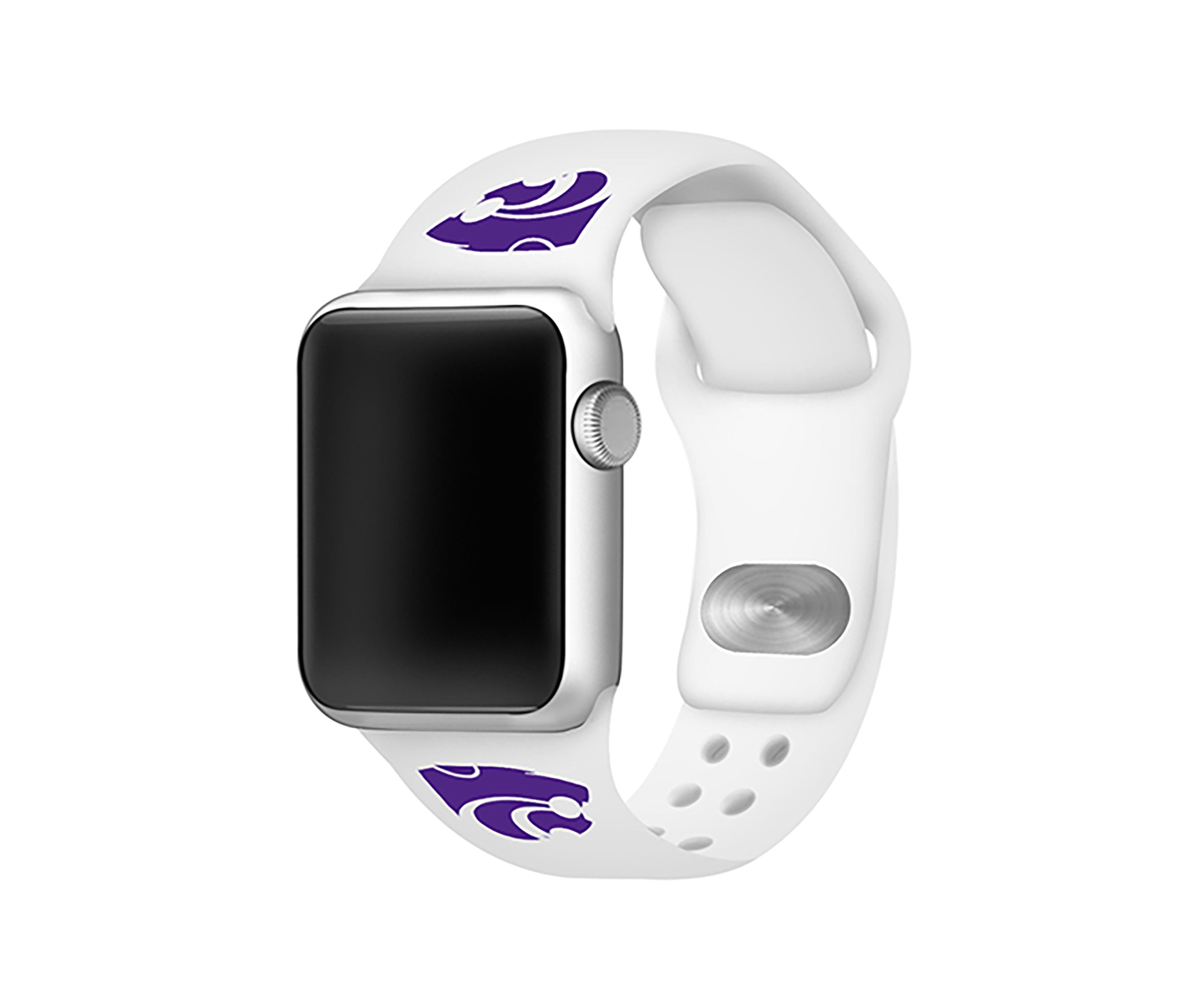 NCAA Kansas State Wildcats Silicone 42 Millimeter Apple Watch Band 