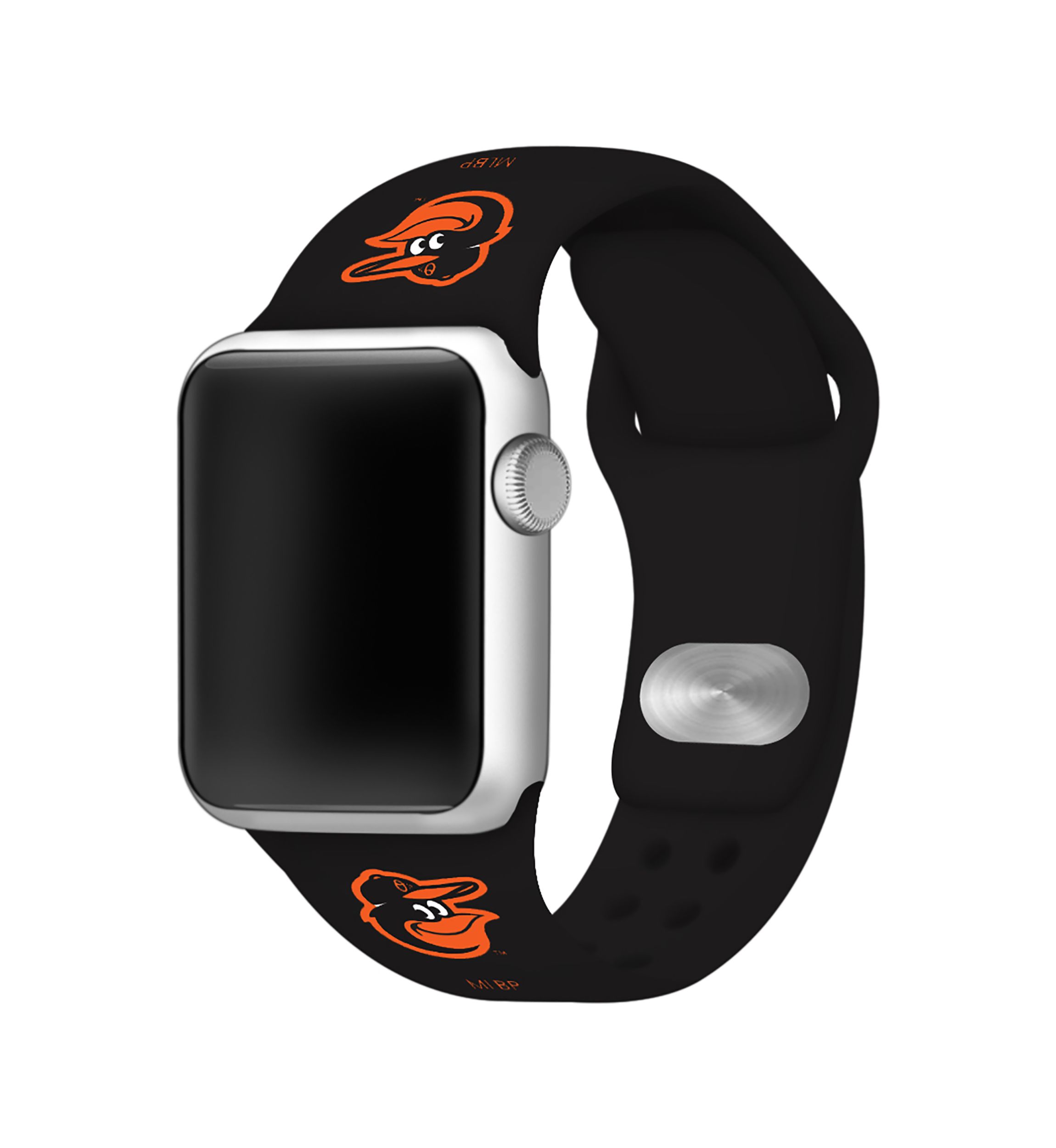 MLB Baltimore Orioles Silicone Apple Watch Band