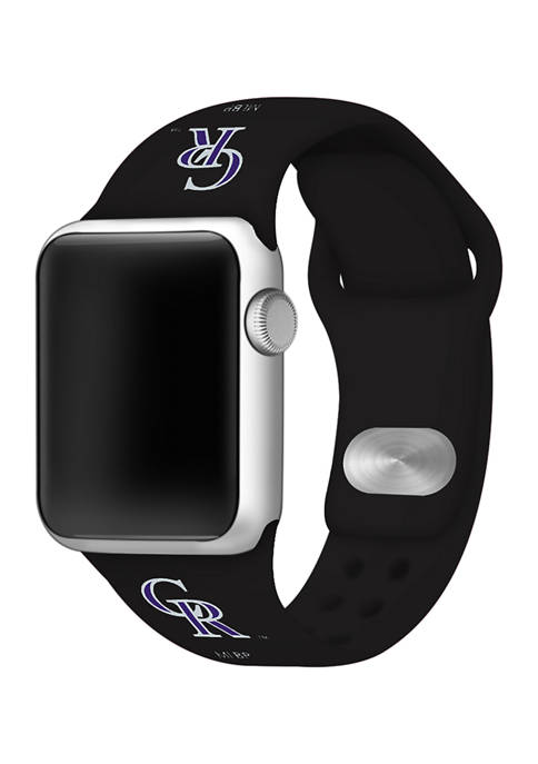 Game Time® MLB Colorado Rockies Silicone Apple Watch