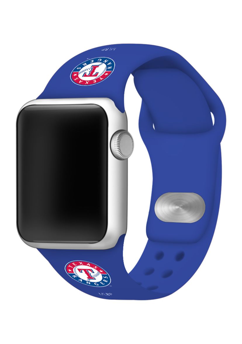MLB Texas Rangers Silicone Apple Watch Band