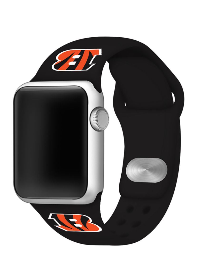 NFL Cincinnati Bengals Silicone 38 Millimeter Apple Watch Band