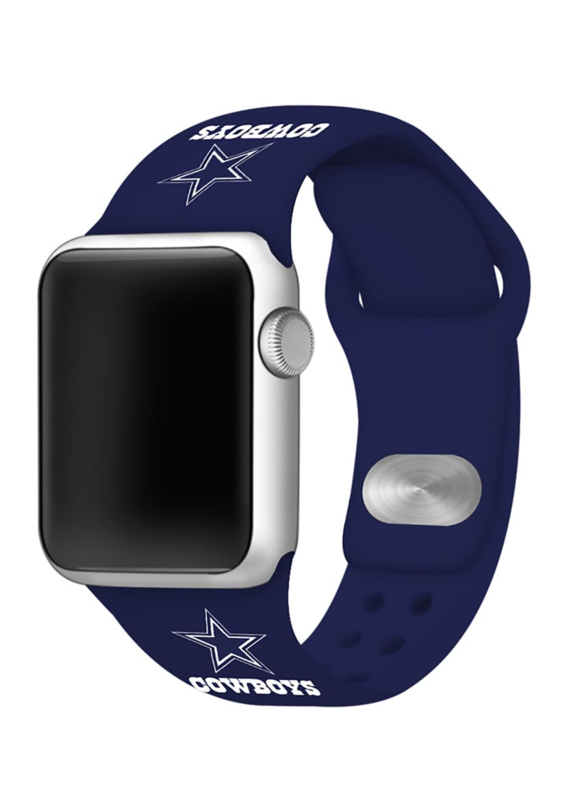 NFL Dallas Cowboys Silicone 38 Millimeter Apple Watch Band