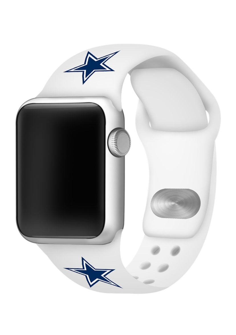 NFL Dallas Cowboys Silicone 38 Millimeter Apple Watch Band