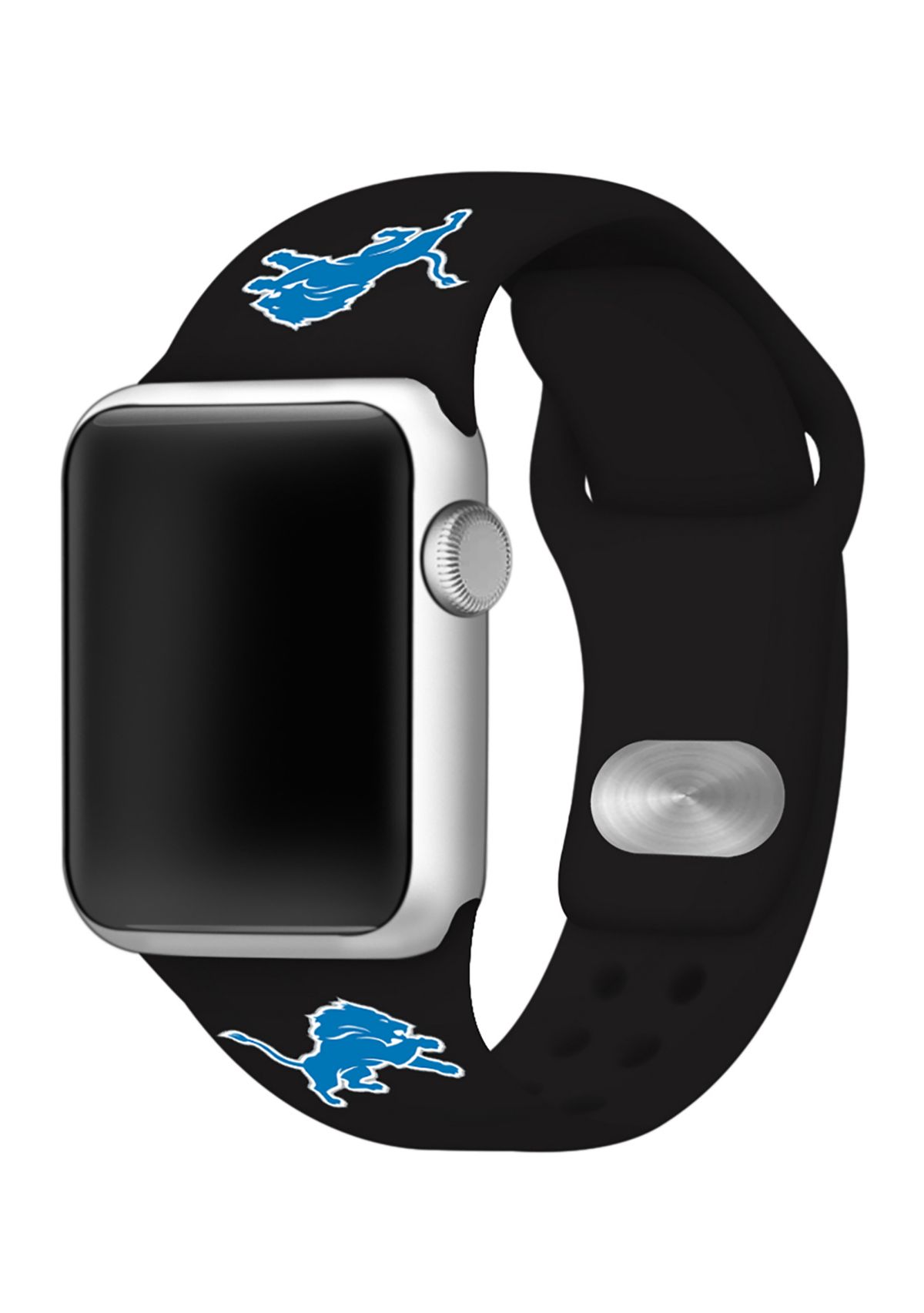 NFL Detroit Lions Silicone 38 Millimeter Apple Watch Band
