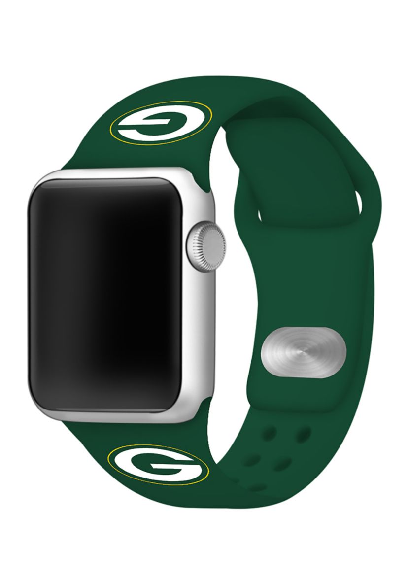 NFL Green Bay Packers Silicone 38 Millimeter Apple Watch Band