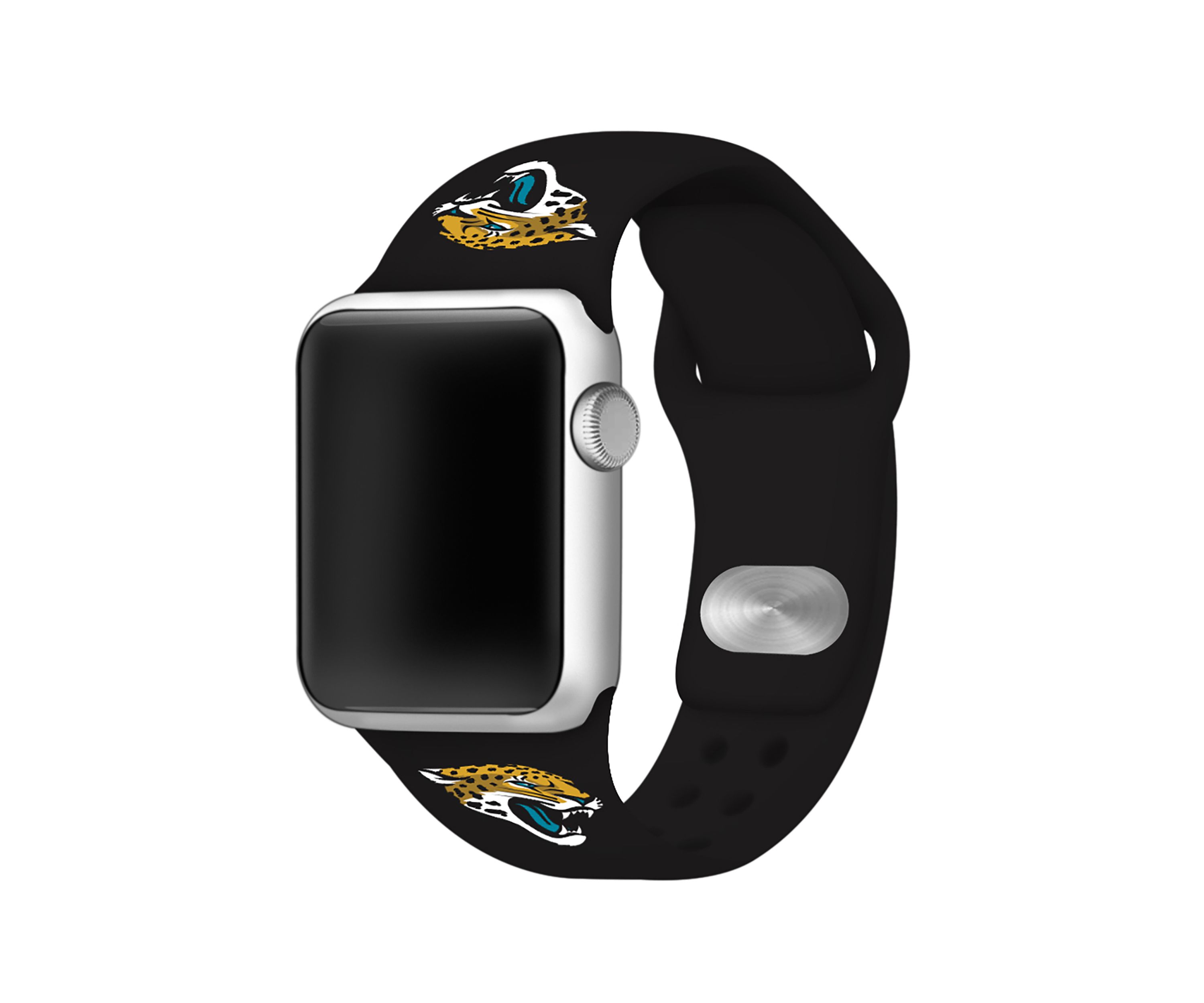 NFL Jacksonville Jaguars Silicone 38 Millimeter Apple Watch Band