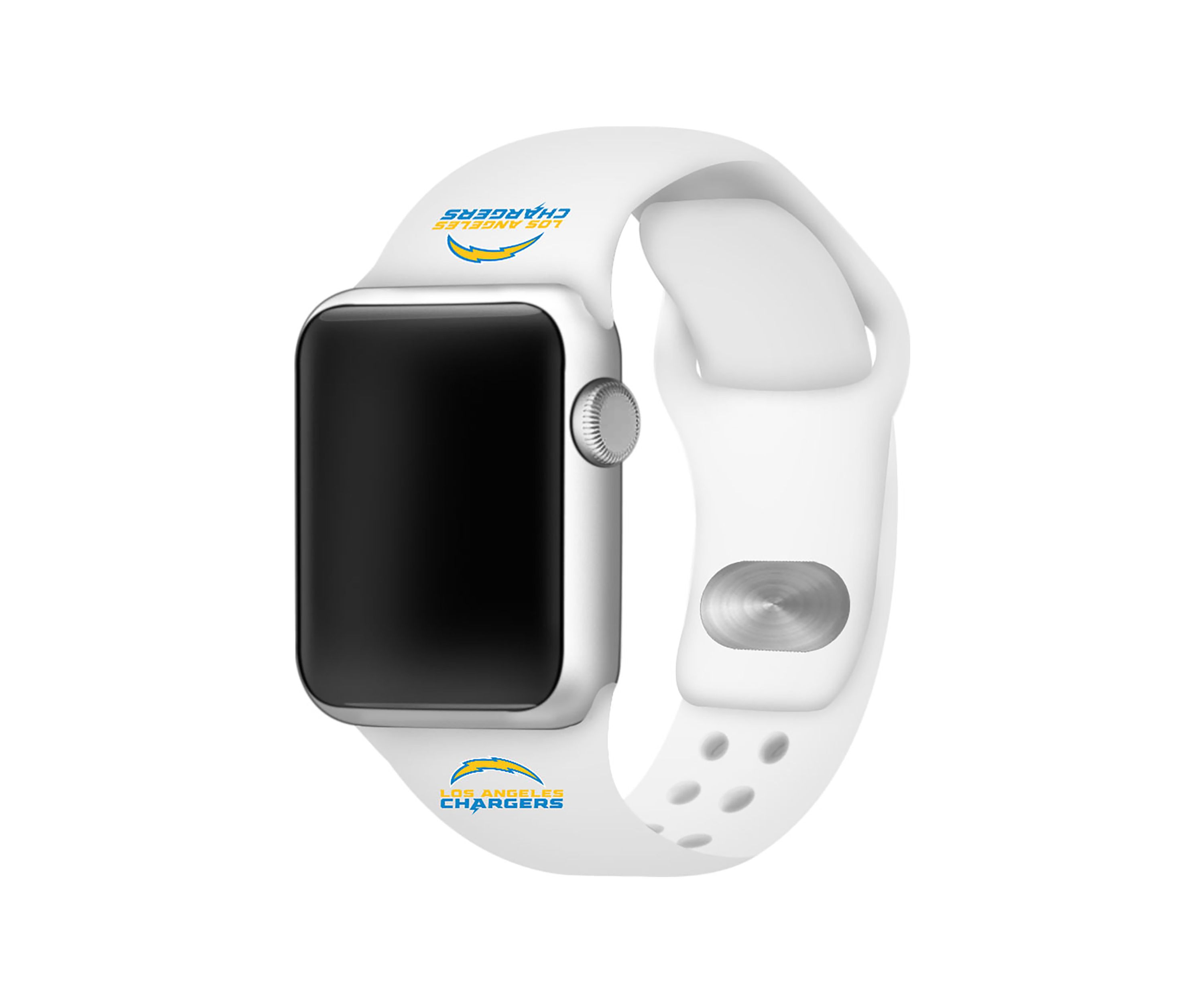NFL Los Angeles Chargers Silicone Apple Watch Band - 38 Millimeter