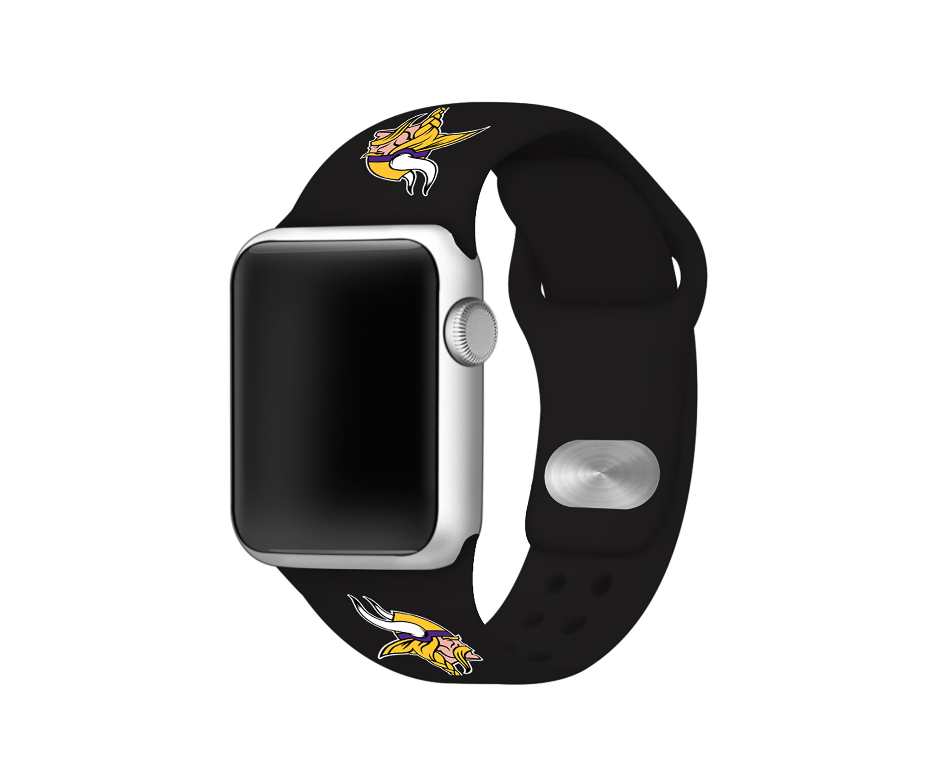 NFL Minnesota Vikings Silicone 38 Millimeter Apple Watch Band 