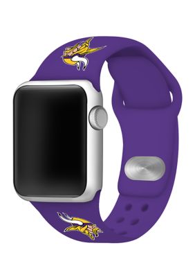 GameTime Bands NFL Minnesota Vikings 38 Millimeter Silicone Apple Watch Band, Purple, 38 mm -  0680487167436