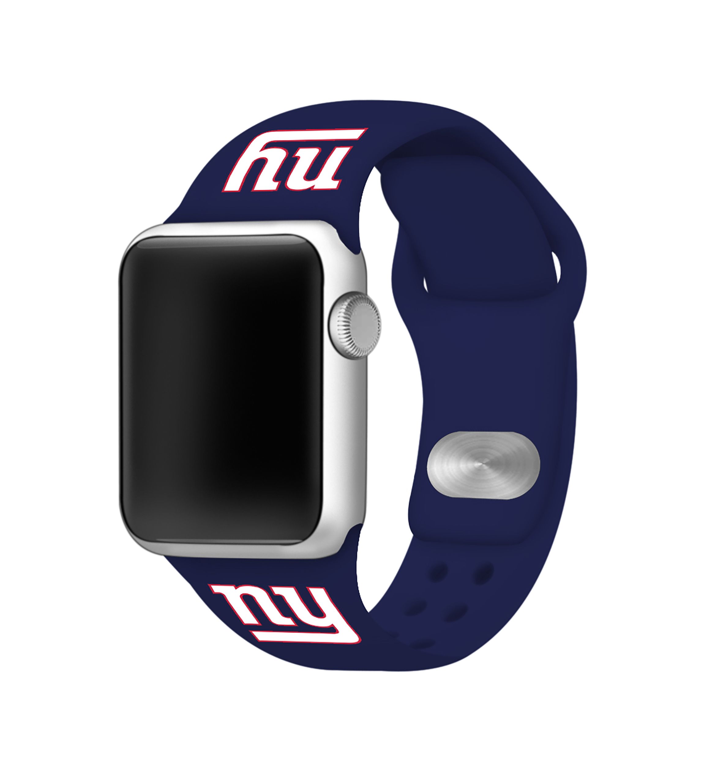 NFL New York Giants 38 Millimeter Silicone Apple Watch Band
