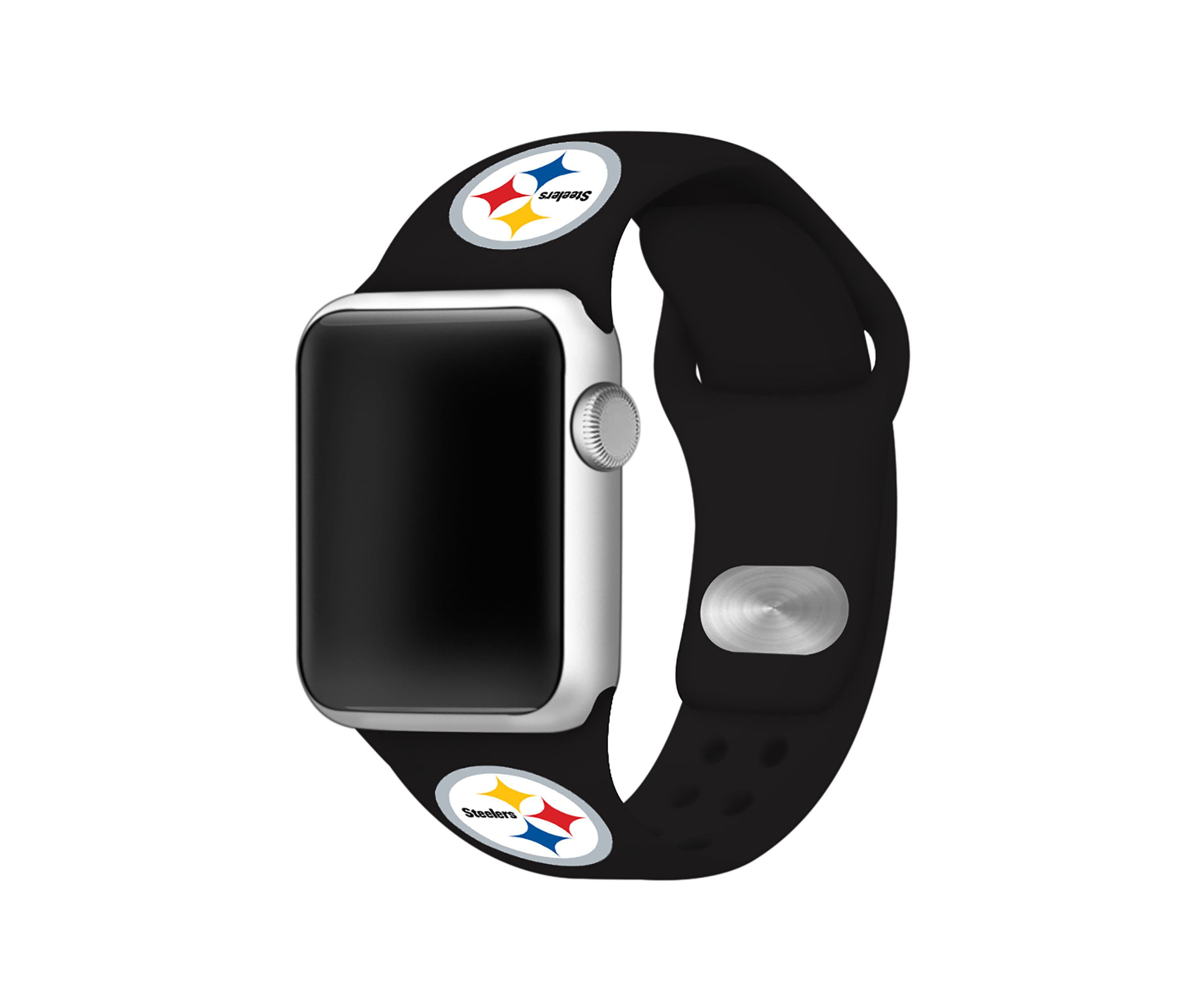 NFL Pittsburgh Steelers 38 Millimeter Silicone Apple Watch Band