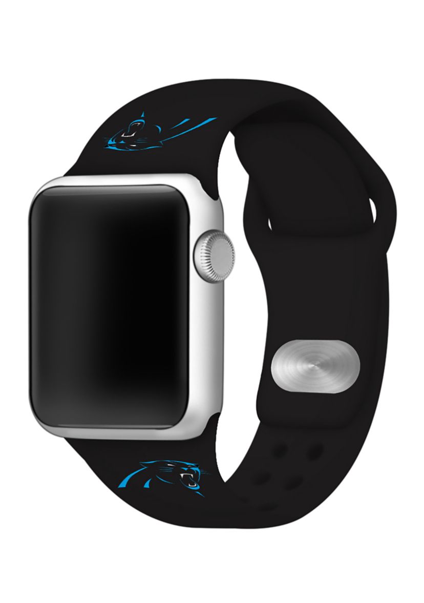 NFL Carolina Panthers 42 Millimeter Silicone Apple Watch Band