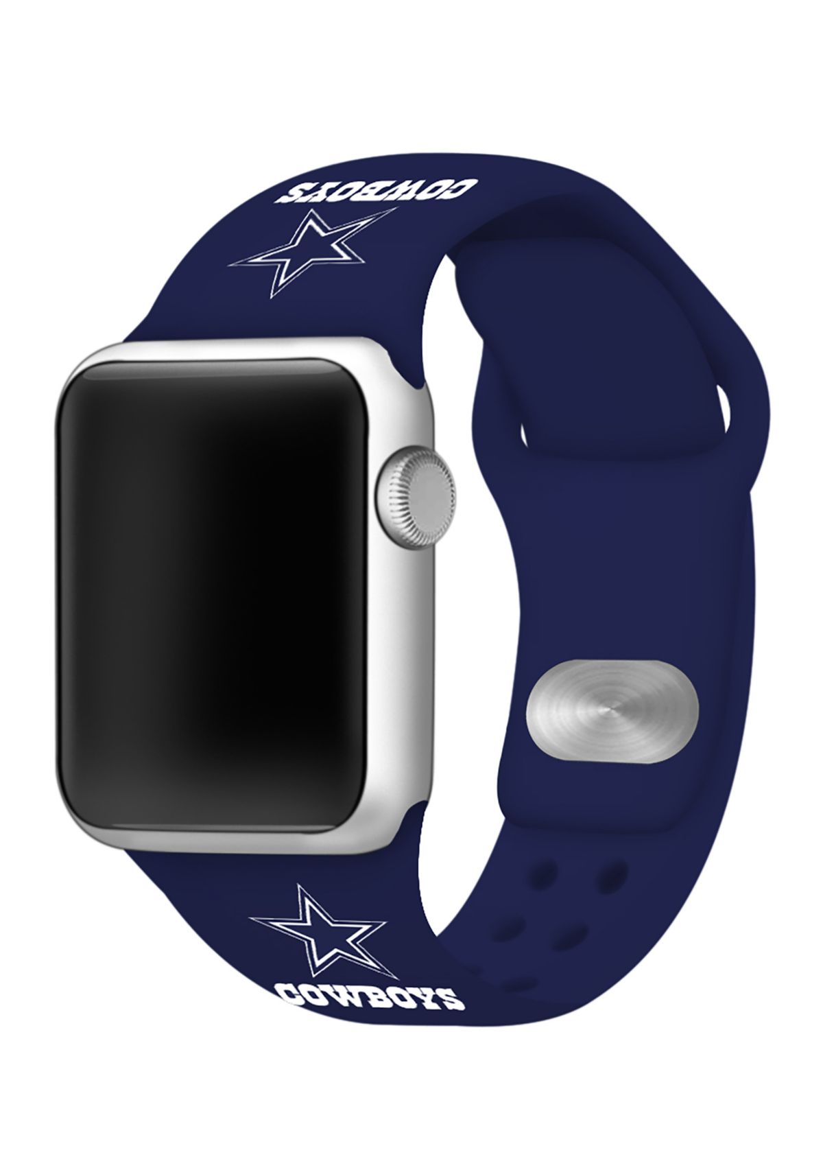 NFL Dallas Cowboys 42 Millimeter Silicone Apple Watch Band