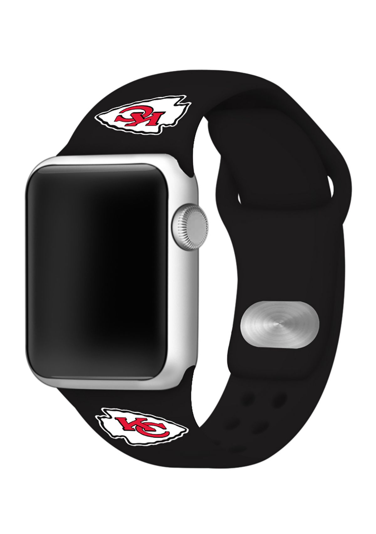 NFL Kansas City Chiefs 42 Millimeter Silicone Apple Watch Band