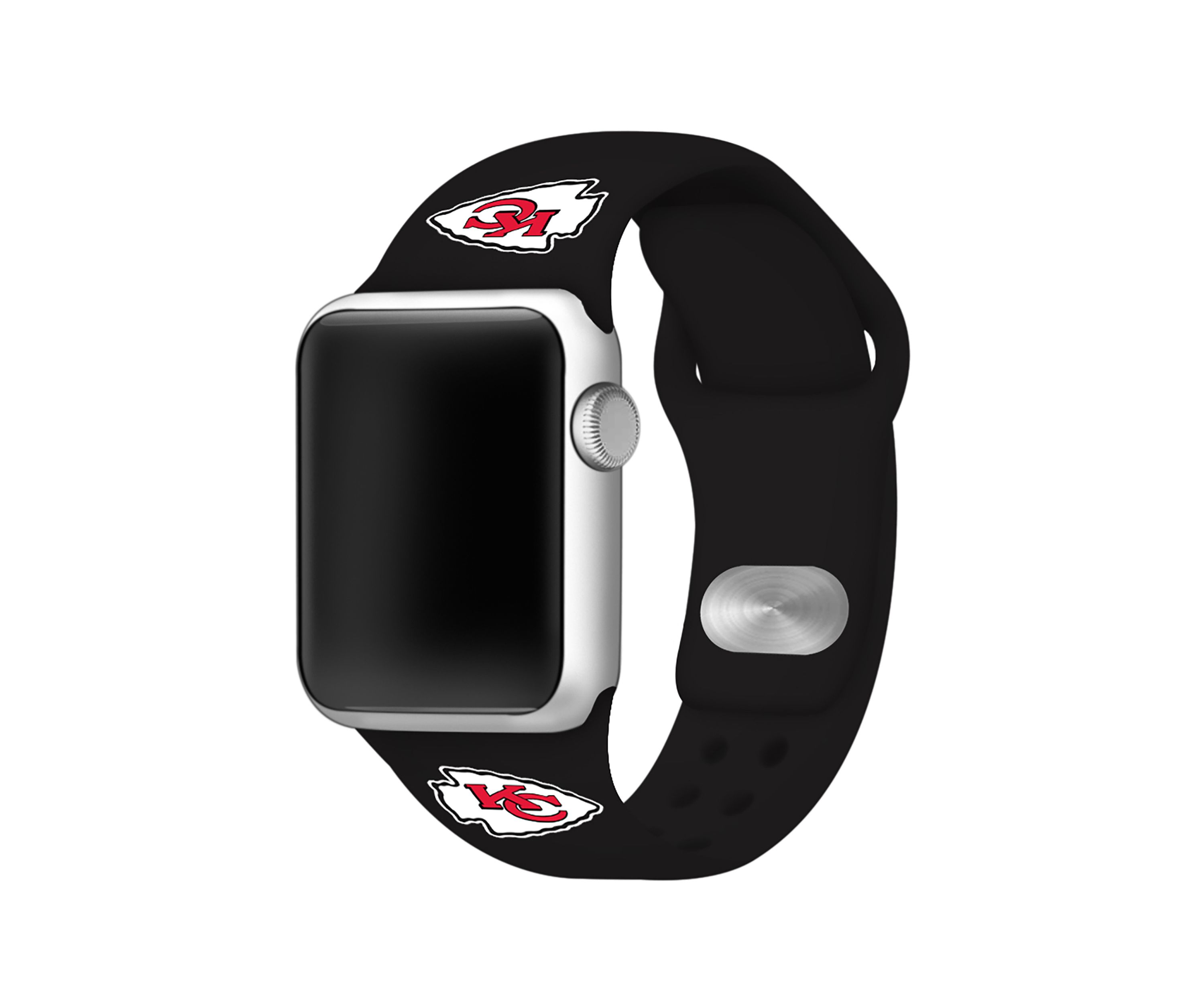 NFL Kansas City Chiefs 42 Millimeter Silicone Apple Watch Band