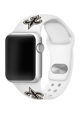 Affinity Bands Nfl New Orleans Saints 42 Millimeter Silicone Apple Watch Band