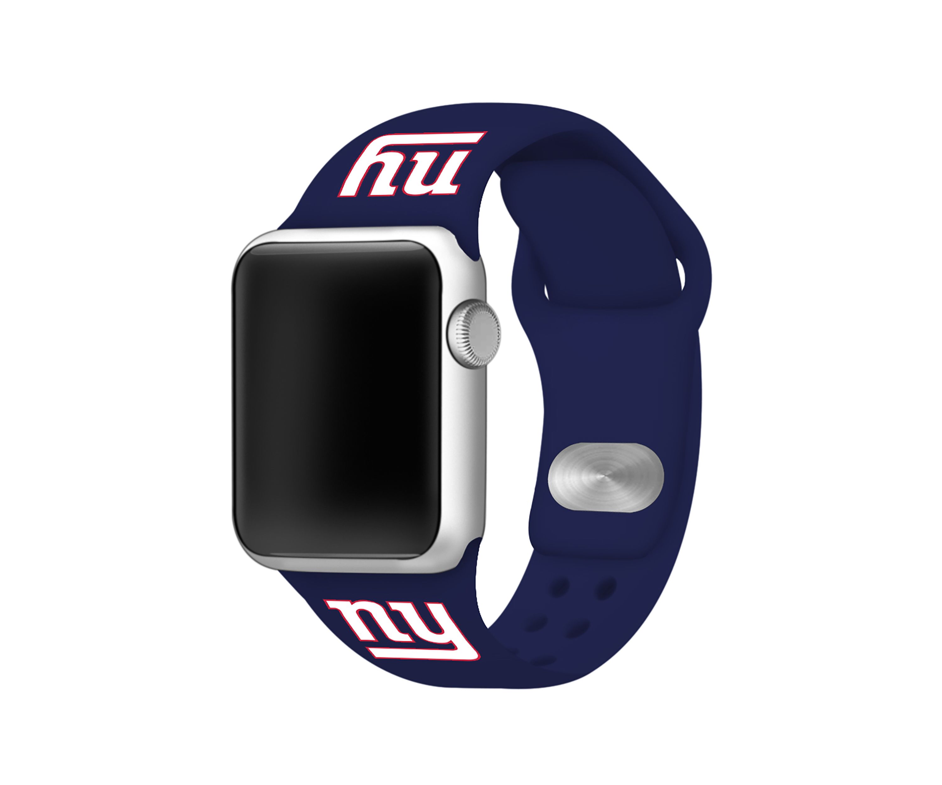 NFL New York Giants 42 Millimeter Silicone Apple Watch Band