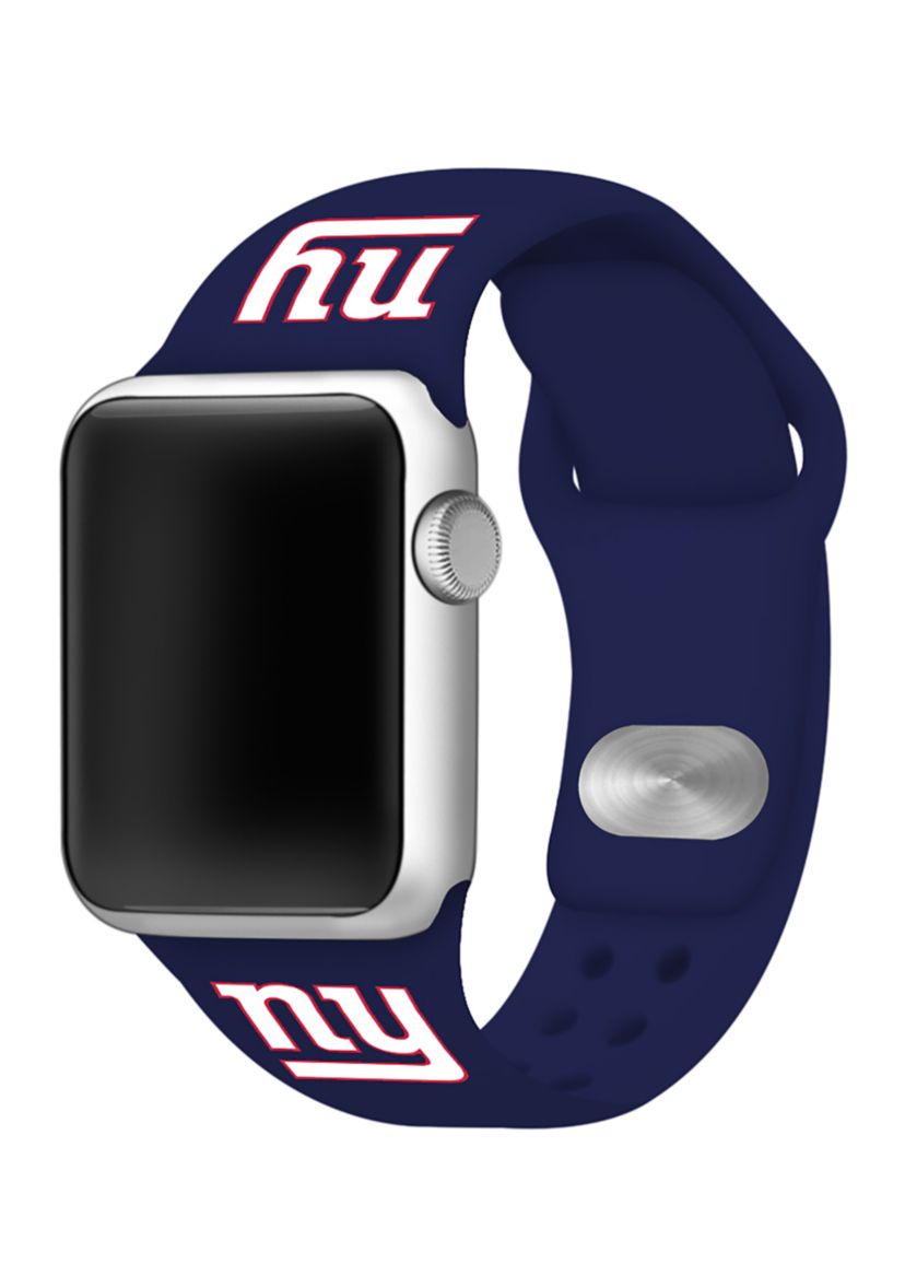 NFL New York Giants 42 Millimeter Silicone Apple Watch Band