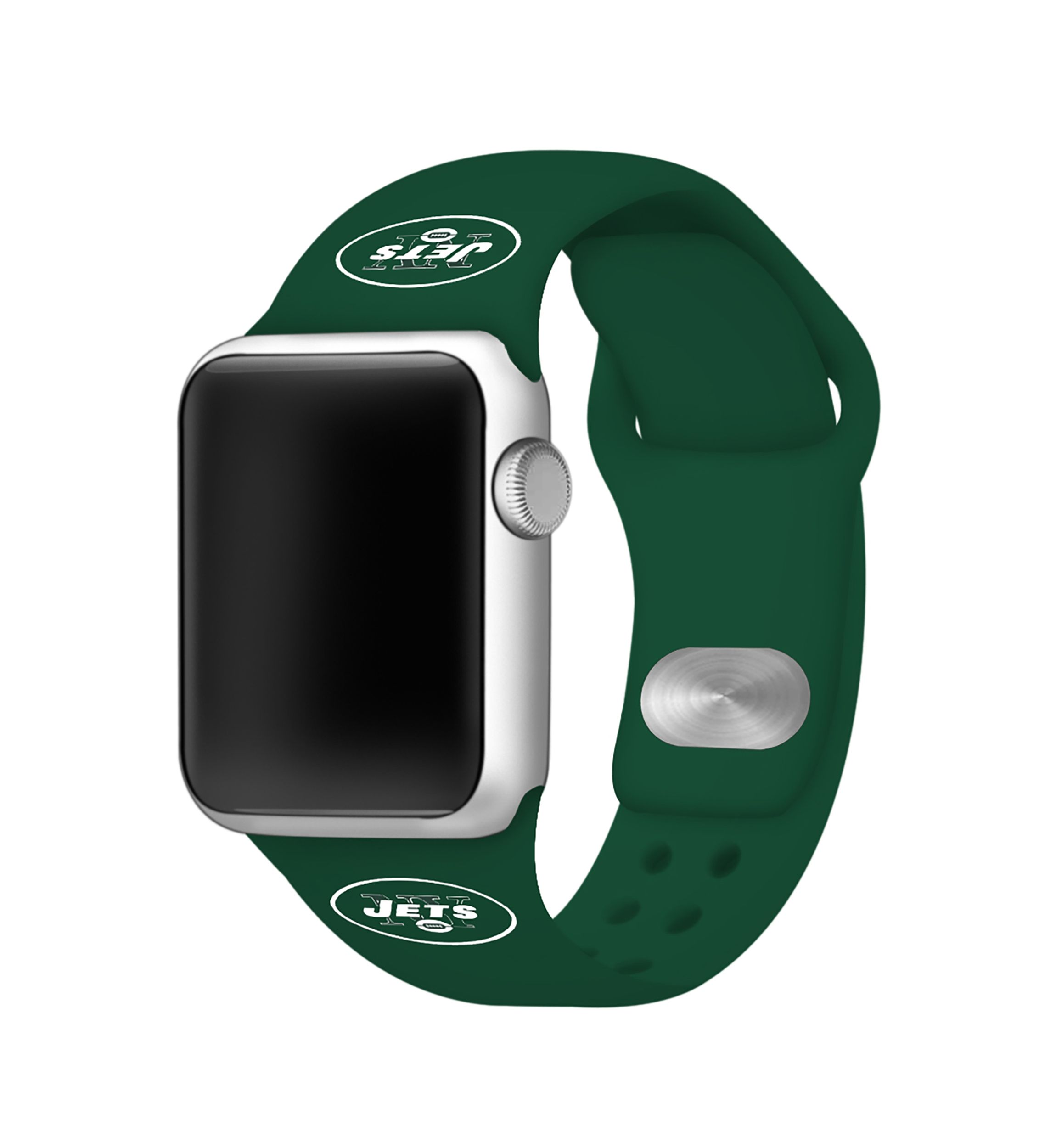 NFL New York Jets 42 Millimeter Silicone Apple Watch Band