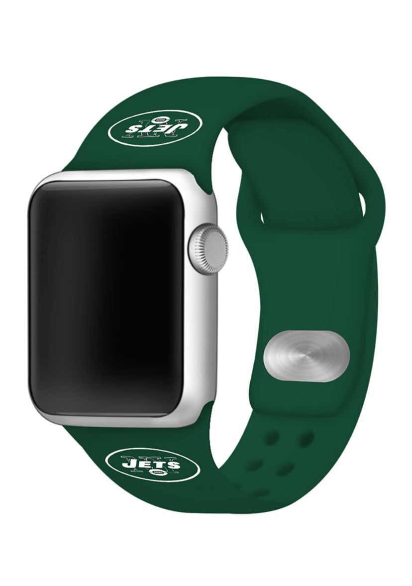 NFL New York Jets 42 Millimeter Silicone Apple Watch Band