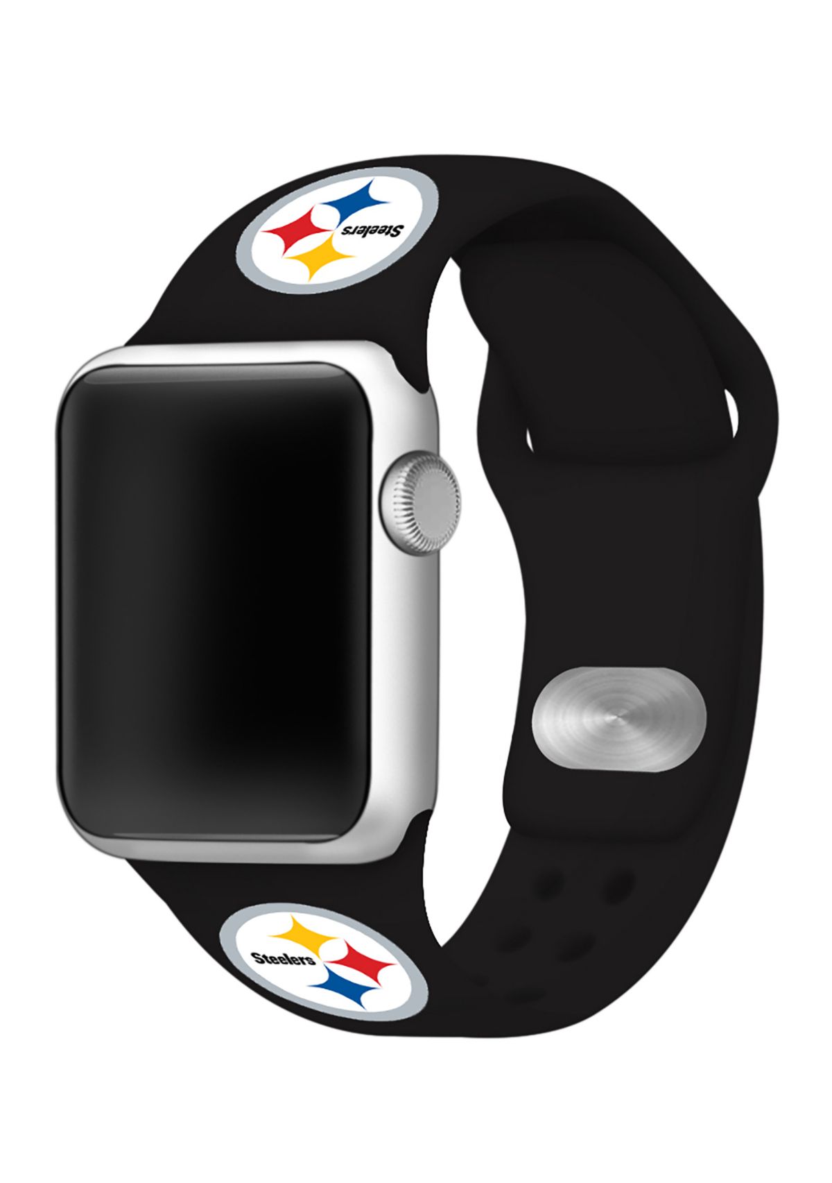 NFL Pittsburgh Steelers 42 Millimeter Silicone Apple Watch Band