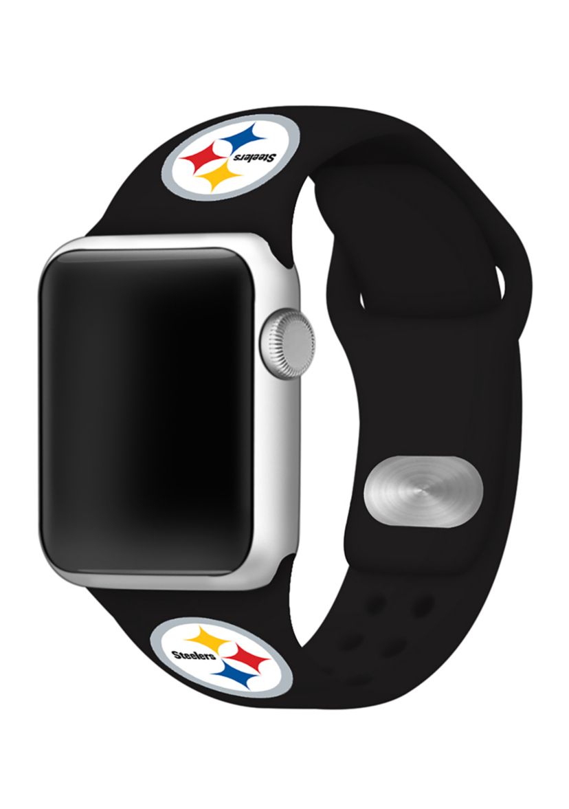 NFL Pittsburgh Steelers 42 Millimeter Silicone Apple Watch Band